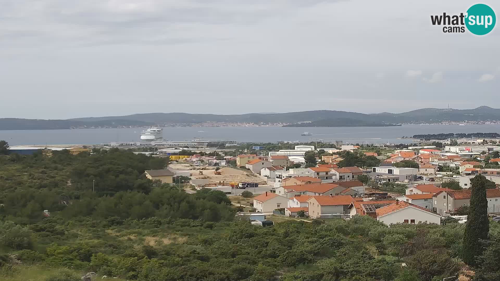 Zadar Pristanišče Gazenica s panoramsko spletno kamero, Zadar, Hrvaška