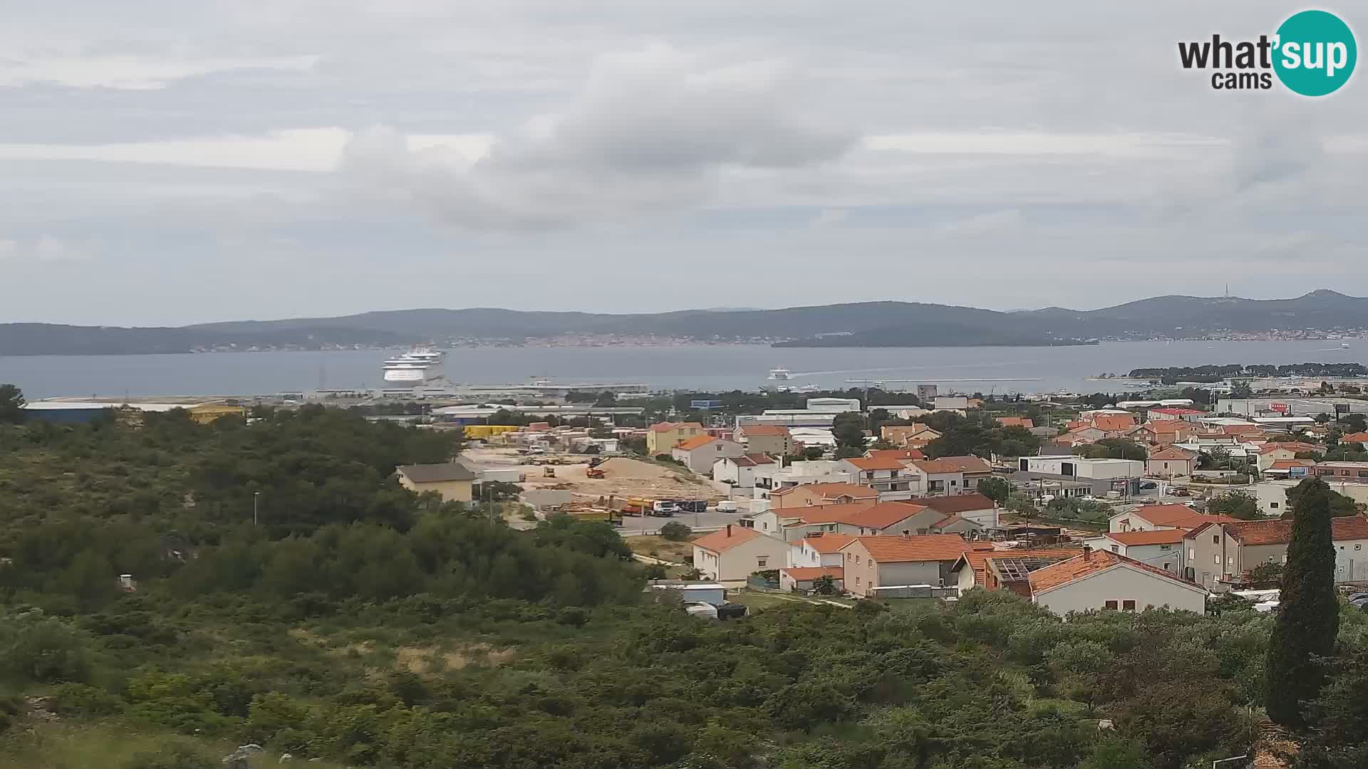 Zadar Pristanišče Gazenica s panoramsko spletno kamero, Zadar, Hrvaška