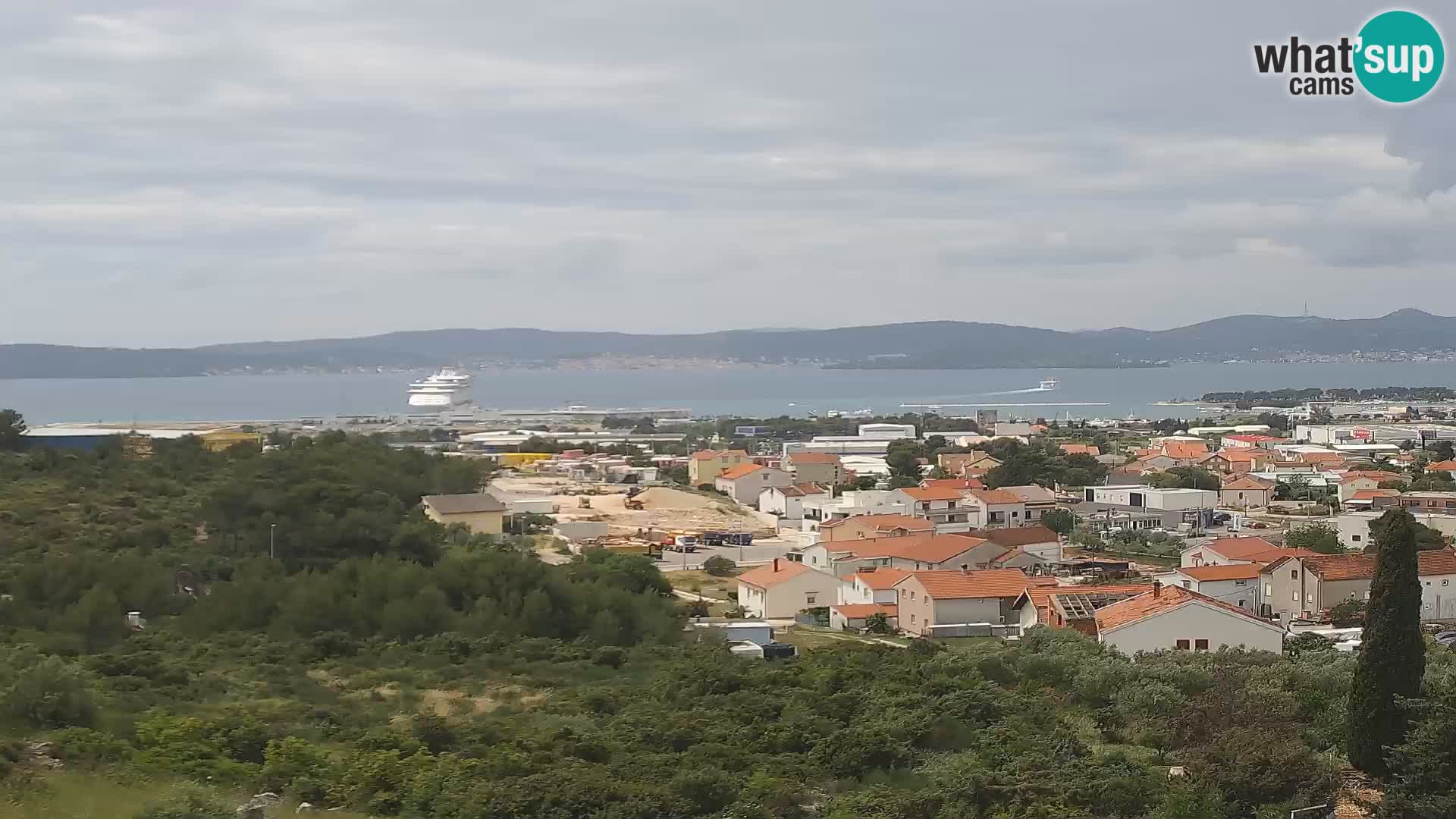 Panorama de la Webcam del Puerto Gazenica de Zadar, Zadar, Croacia
