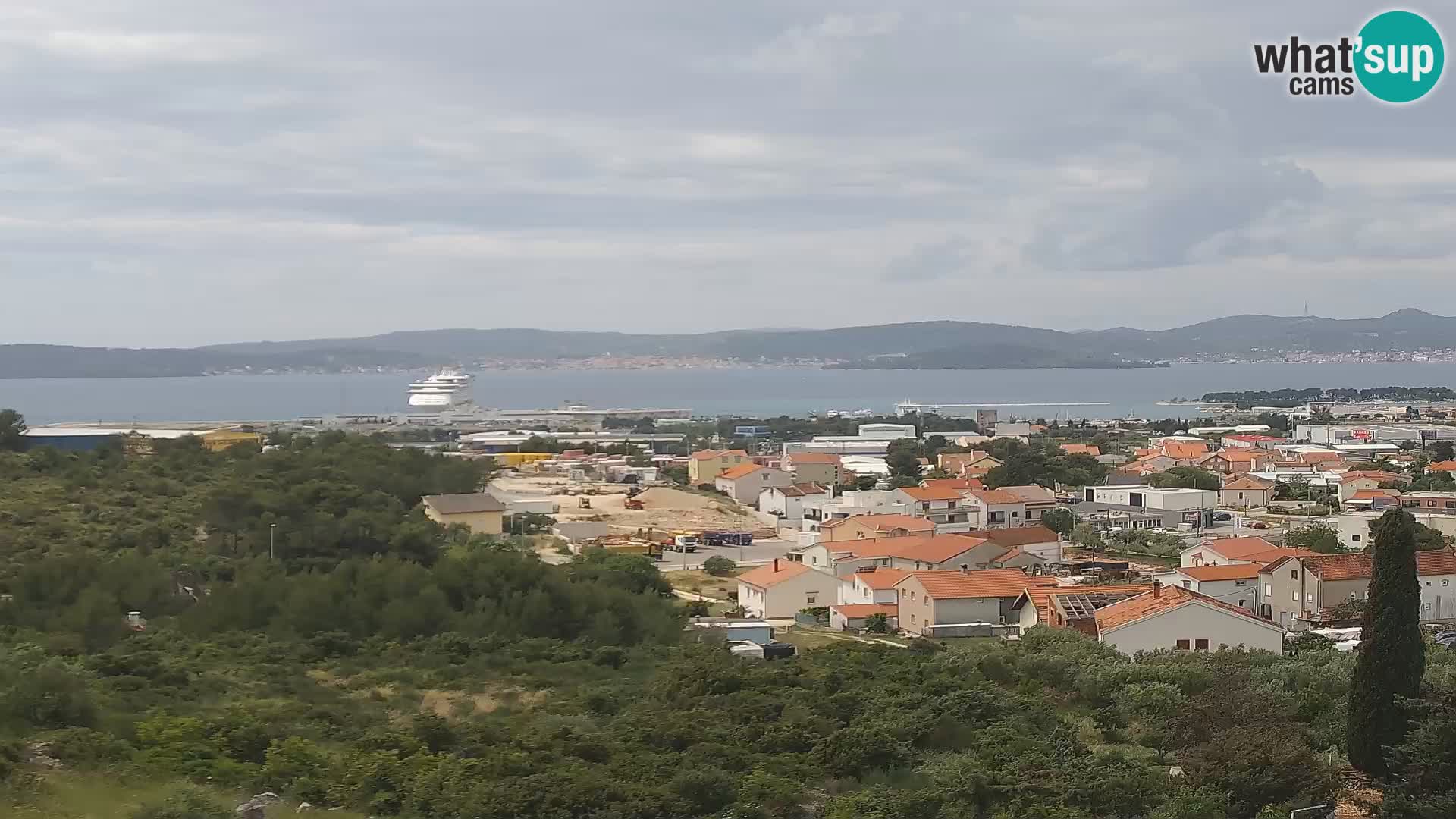 Panorama de la Webcam del Puerto Gazenica de Zadar, Zadar, Croacia