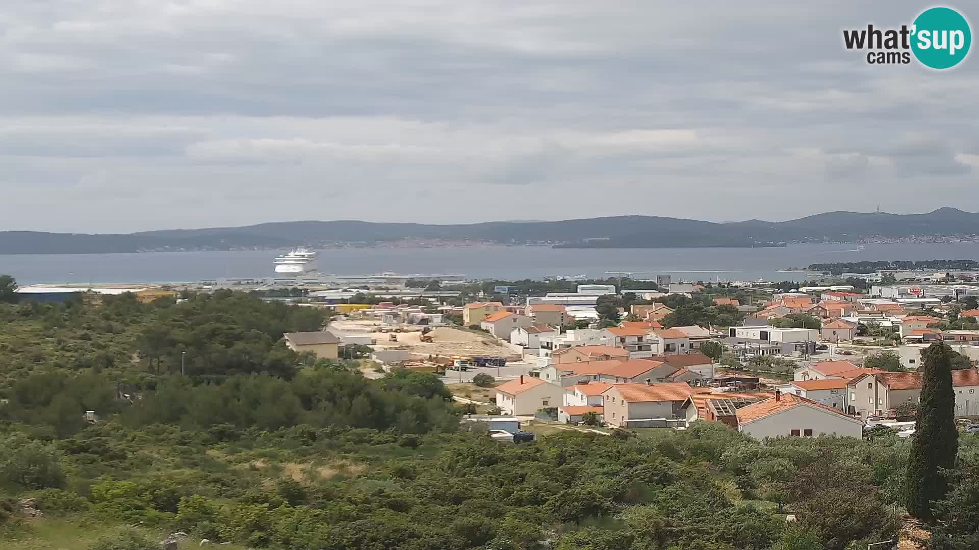 Panoramska web kamera Luke Gaženica u Zadru, Hrvatska