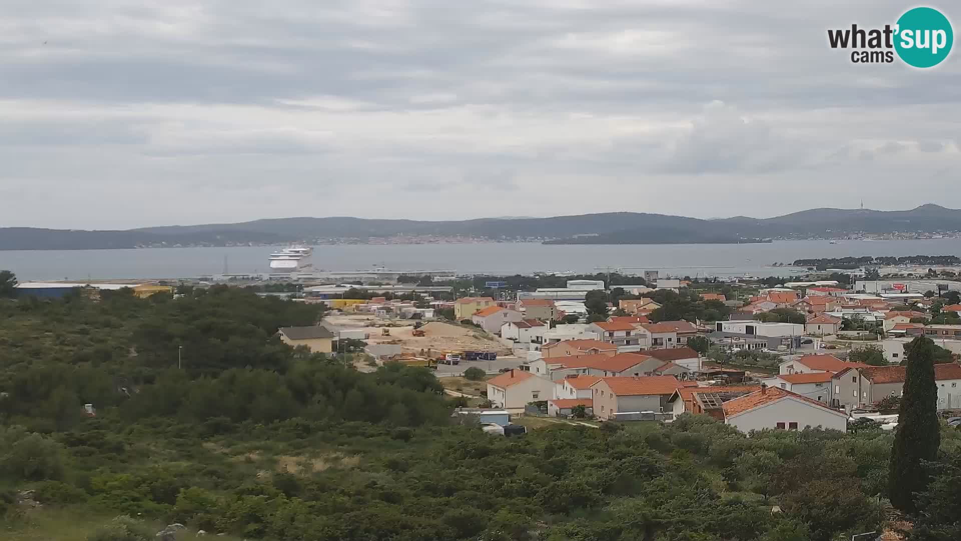 Zadar Pristanišče Gazenica s panoramsko spletno kamero, Zadar, Hrvaška