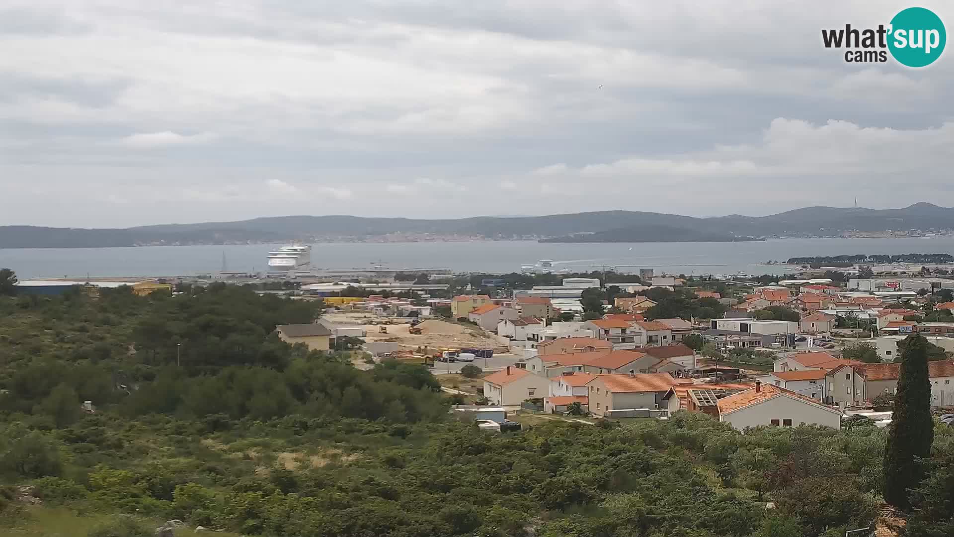 Panoramska web kamera Luke Gaženica u Zadru, Hrvatska