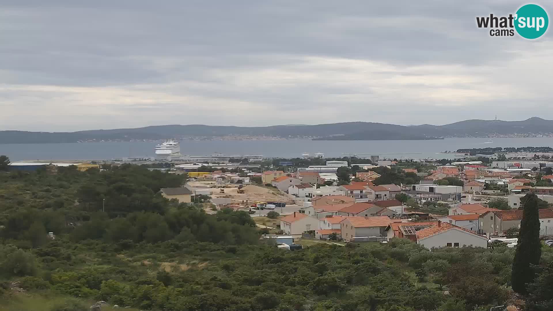 Panoramska web kamera Luke Gaženica u Zadru, Hrvatska
