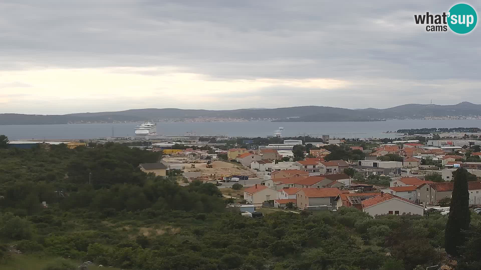 Panoramska web kamera Luke Gaženica u Zadru, Hrvatska