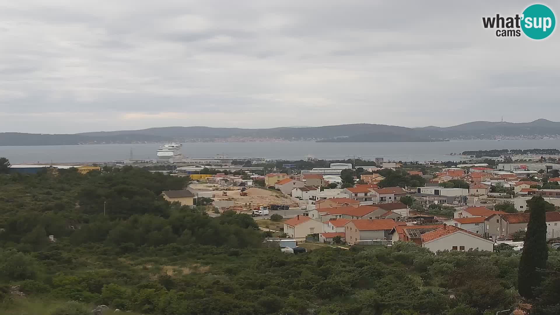 Zadar Port Gazenica Webcam Panorama, Zadar, Kroatien