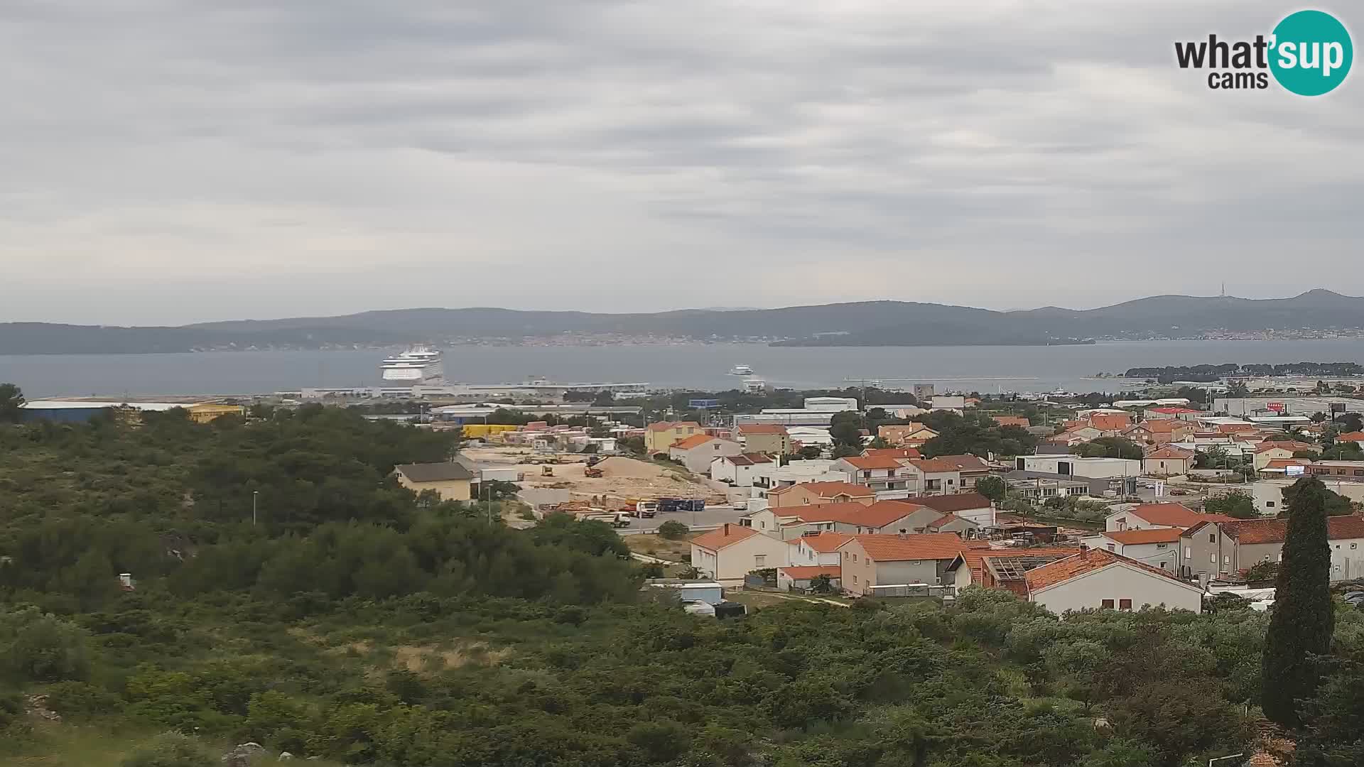 Zadar Port Gazenica Webcam Panorama, Zadar, Kroatien