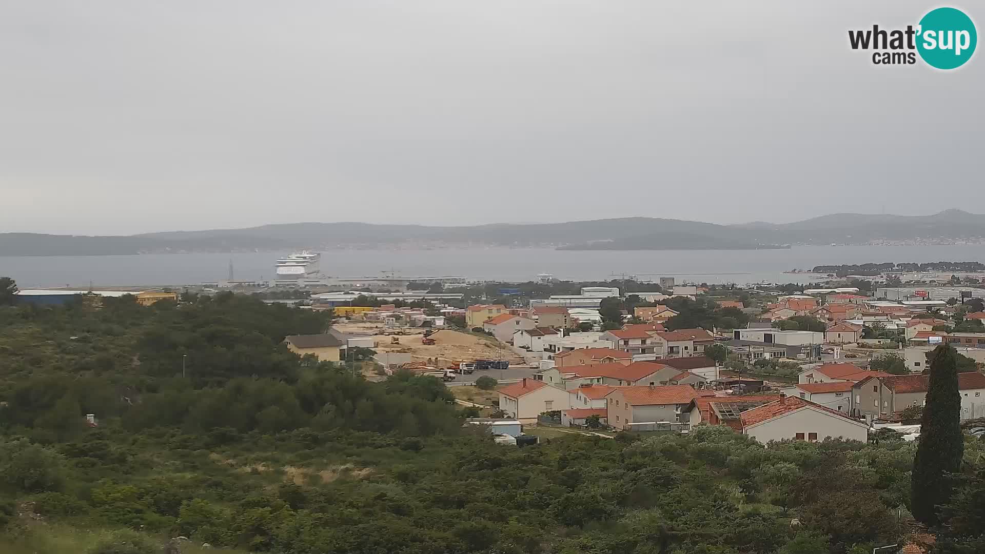 Zadar Pristanišče Gazenica s panoramsko spletno kamero, Zadar, Hrvaška