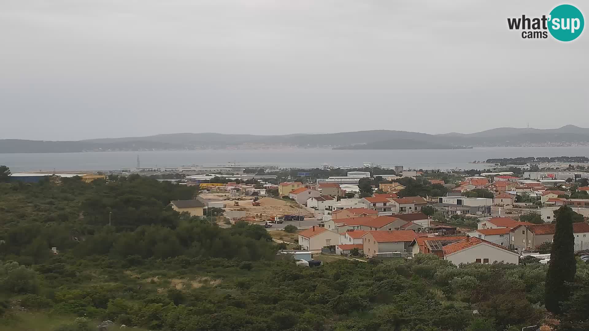 Zadar Port Gazenica Webcam Panorama, Zadar, Kroatien