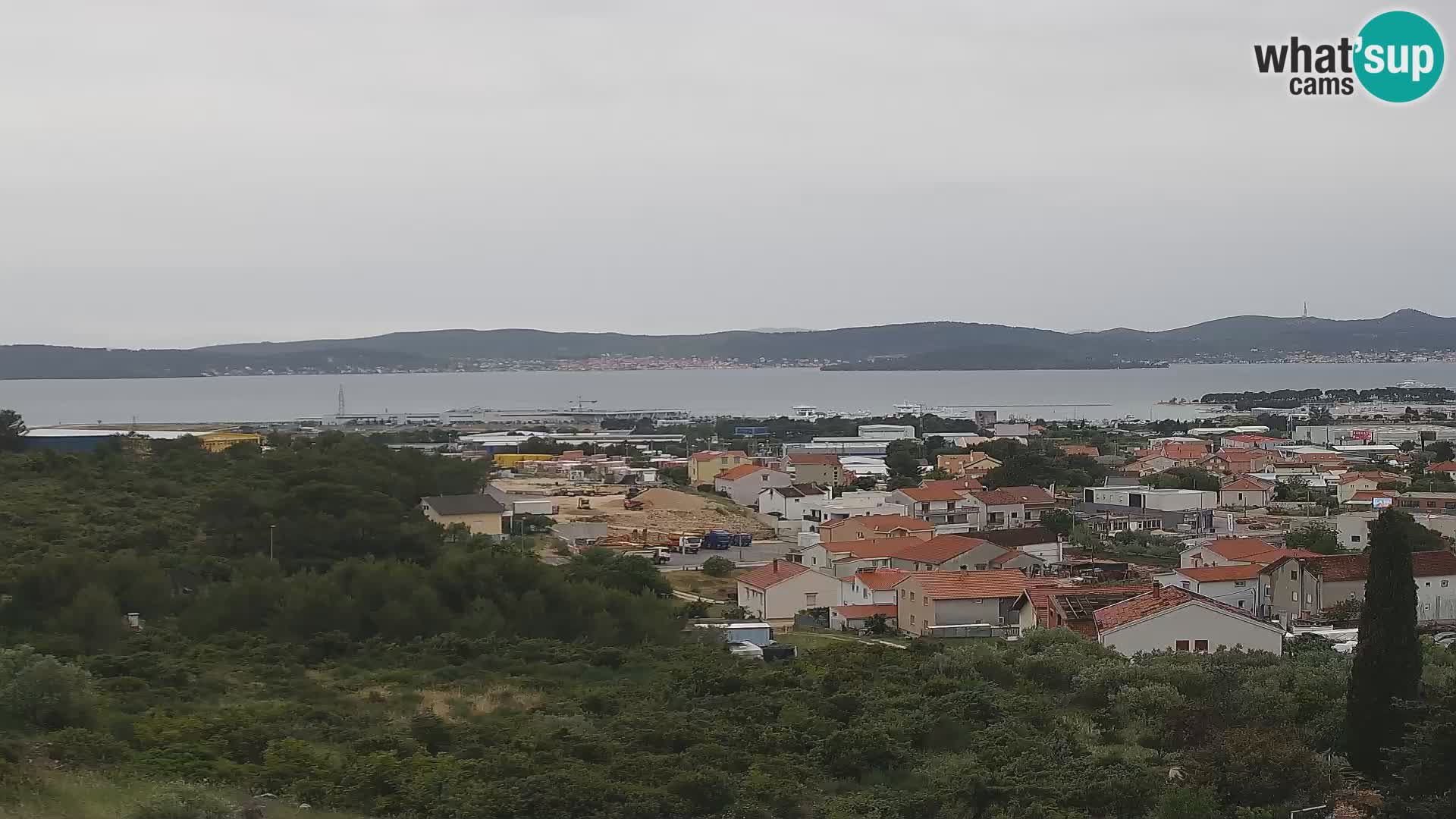 Zadar Pristanišče Gazenica s panoramsko spletno kamero, Zadar, Hrvaška