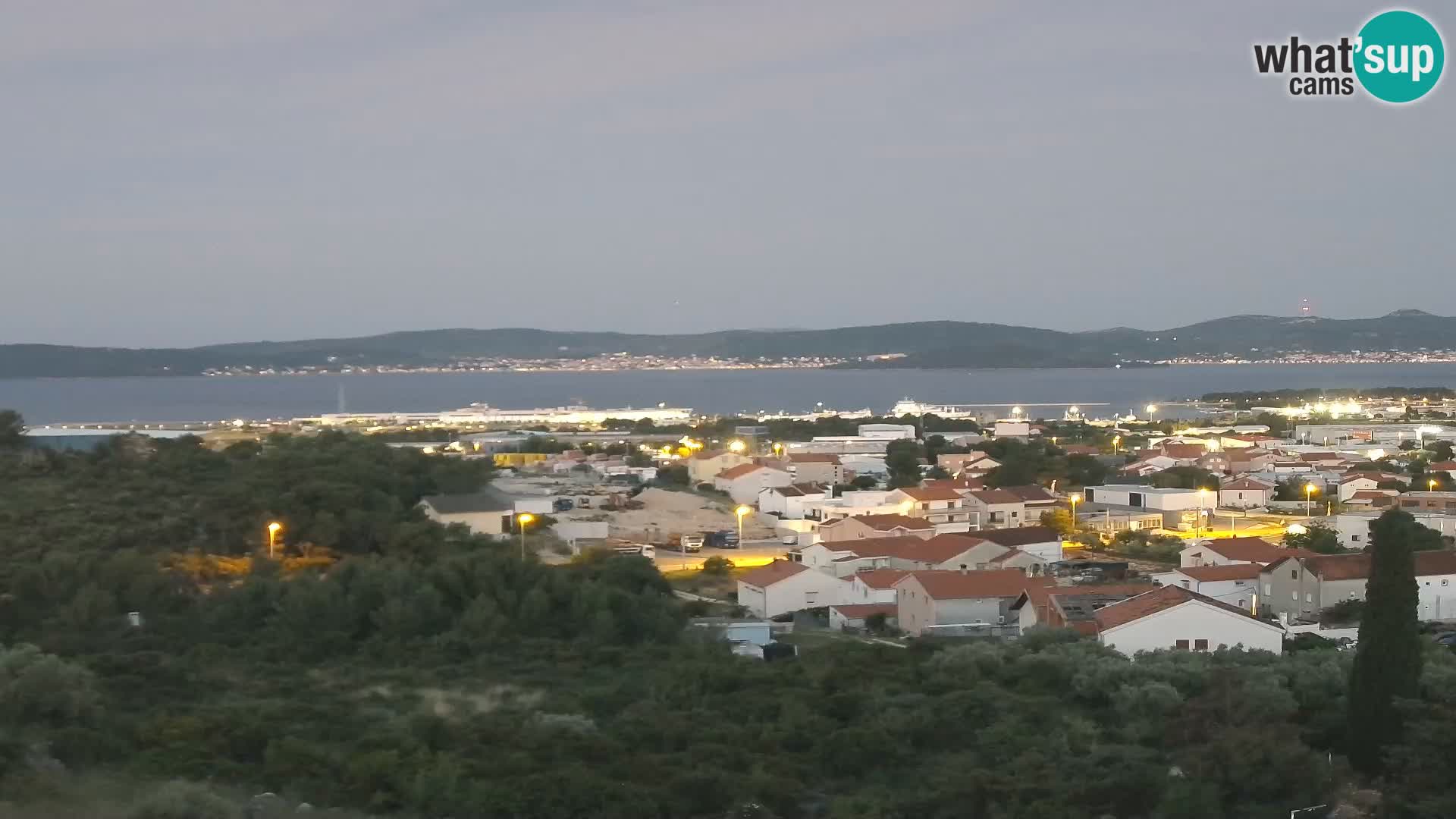 Zadar Pristanišče Gazenica s panoramsko spletno kamero, Zadar, Hrvaška