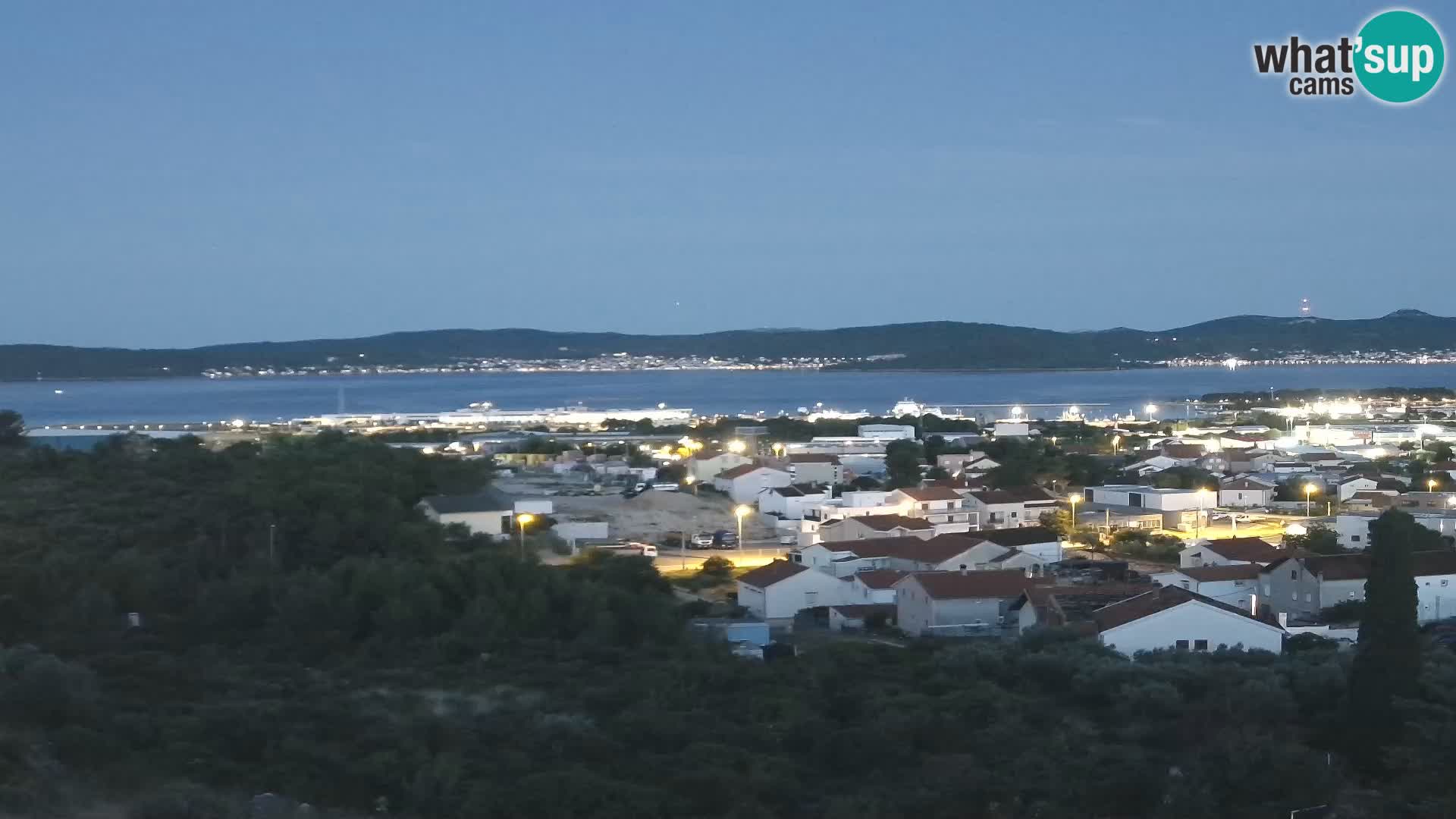 Panoramska web kamera Luke Gaženica u Zadru, Hrvatska