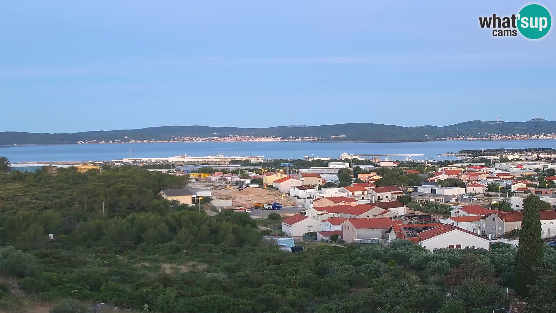 Panorama de la Webcam del Puerto Gazenica de Zadar, Zadar, Croacia
