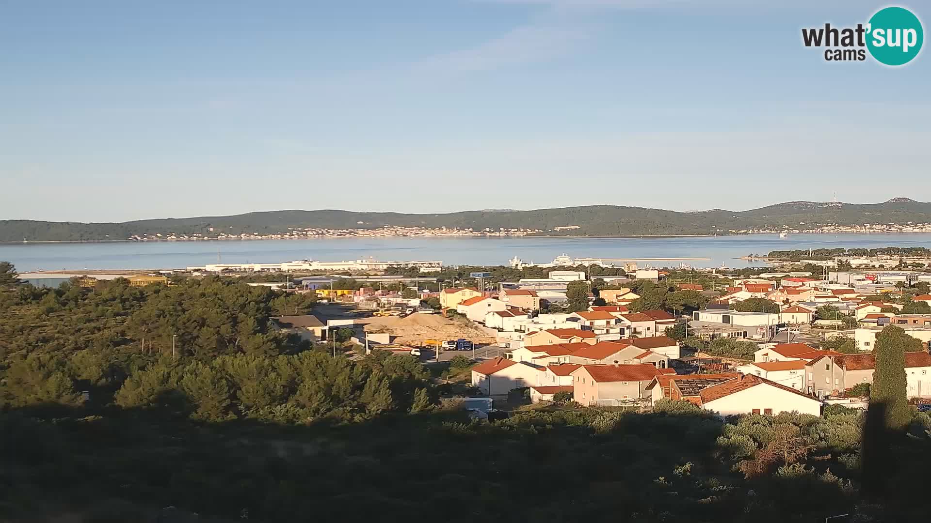 Panorama de la Webcam del Puerto Gazenica de Zadar, Zadar, Croacia