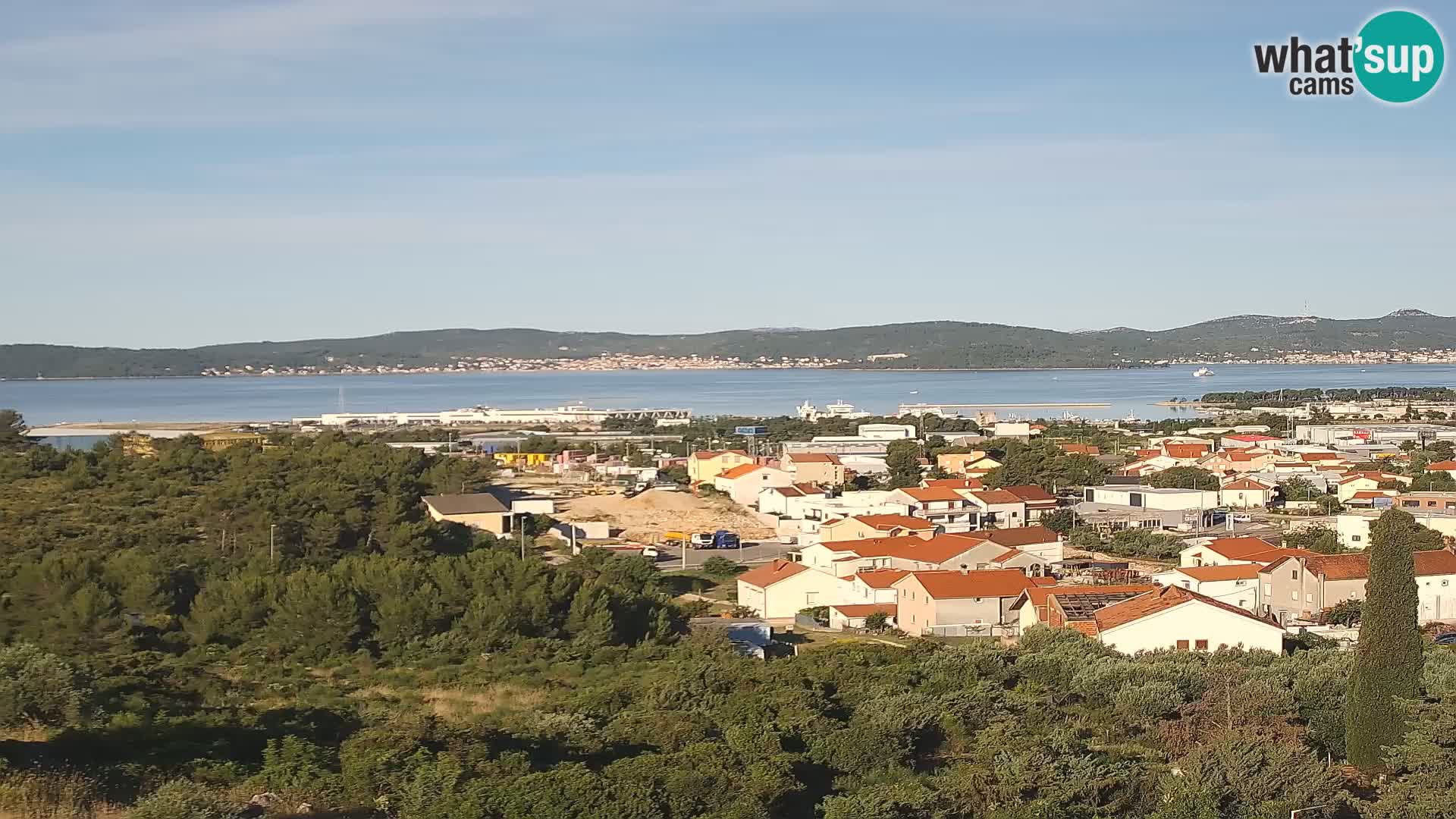 Panorama de la Webcam del Puerto Gazenica de Zadar, Zadar, Croacia