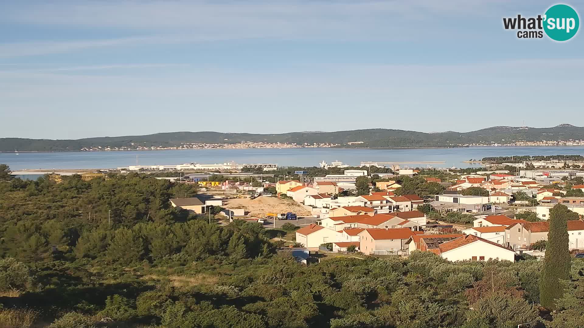 Panorama de la Webcam del Puerto Gazenica de Zadar, Zadar, Croacia