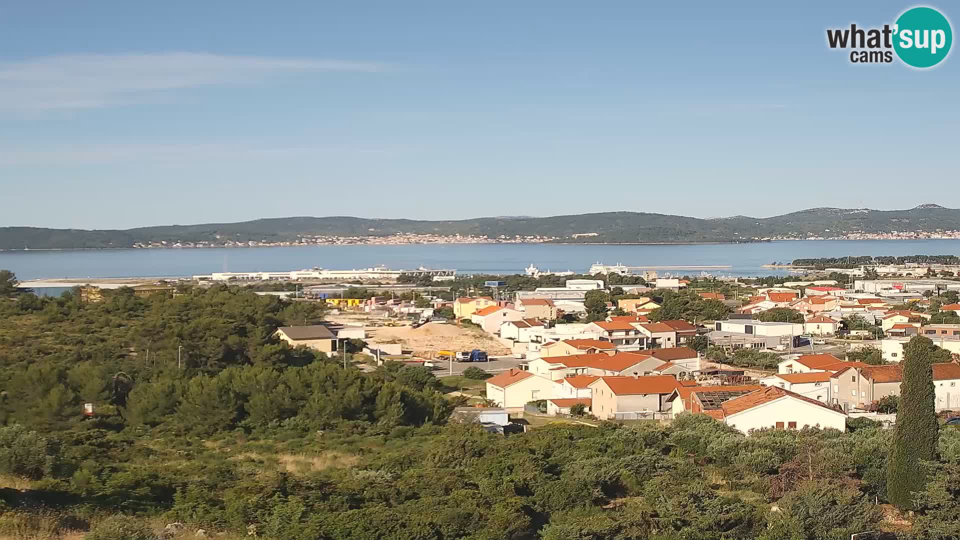 Zadar Port Gazenica Webcam Panorama, Zadar, Kroatien