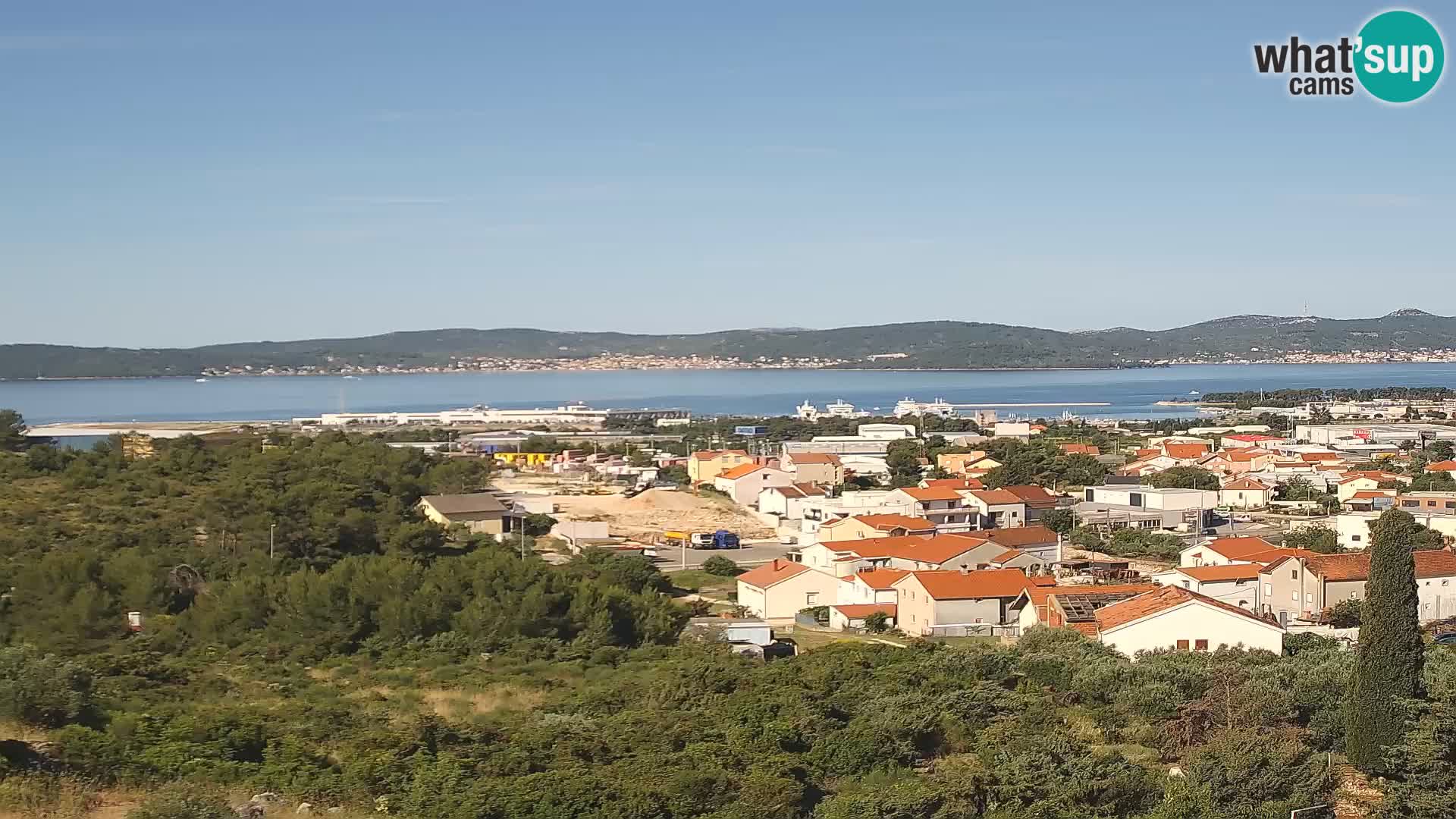 Zadar Pristanišče Gazenica s panoramsko spletno kamero, Zadar, Hrvaška