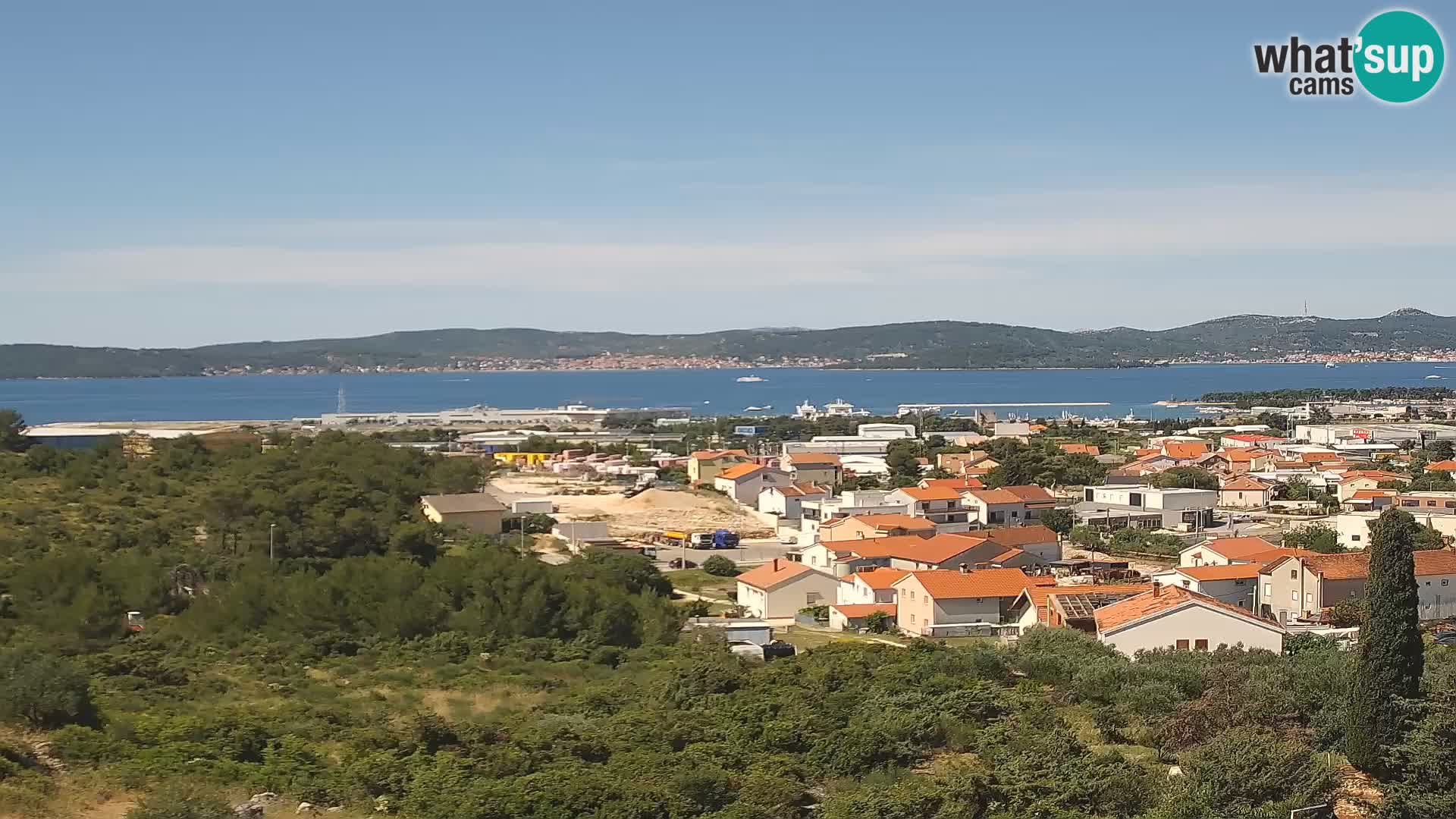 Panoramska web kamera Luke Gaženica u Zadru, Hrvatska