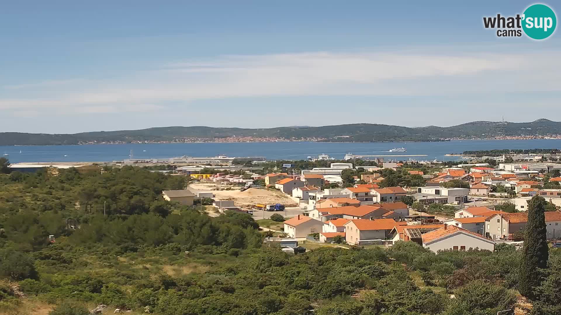 Zadar Pristanišče Gazenica s panoramsko spletno kamero, Zadar, Hrvaška