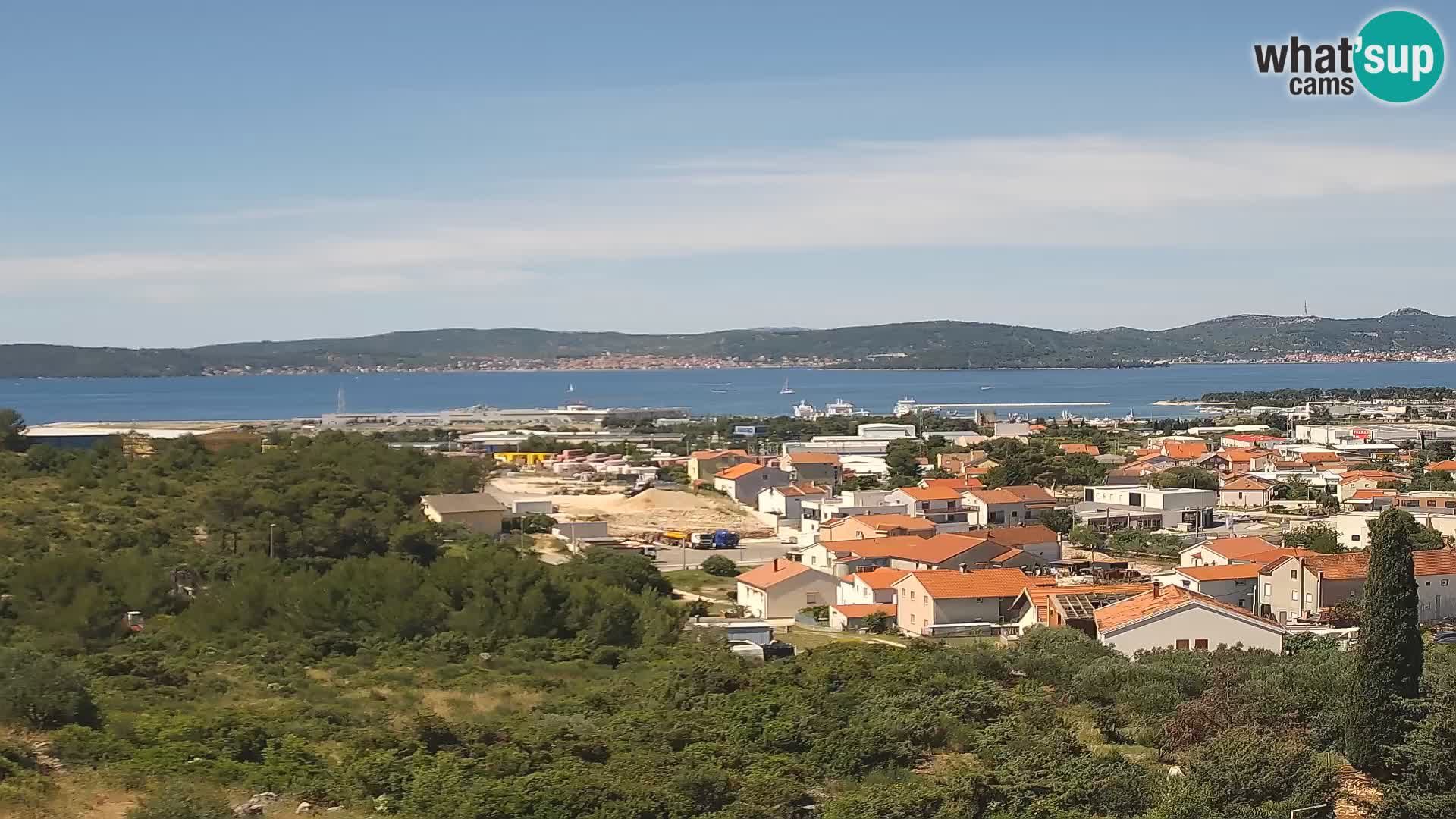Panoramska web kamera Luke Gaženica u Zadru, Hrvatska