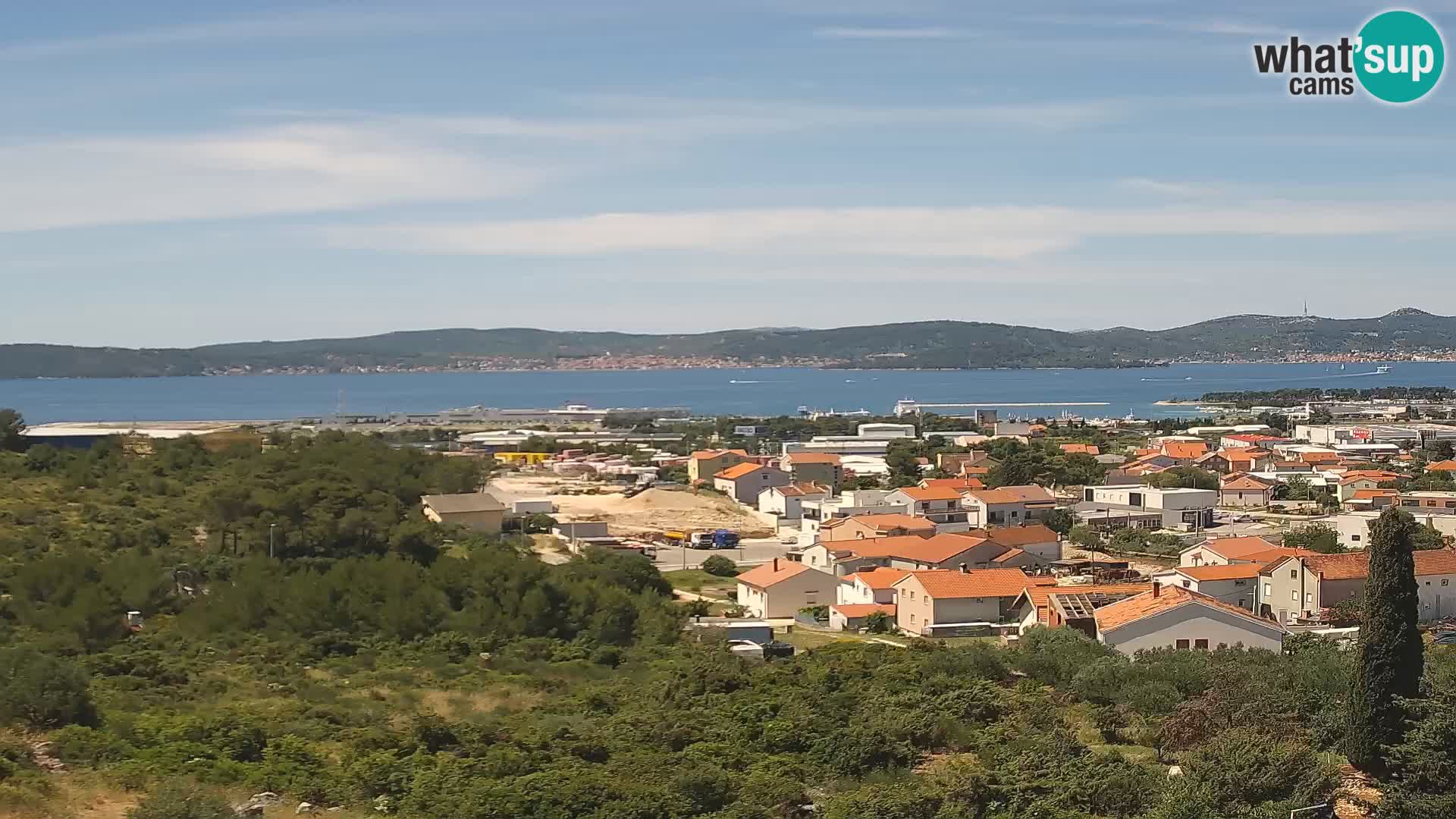 Panorama de la Webcam del Puerto Gazenica de Zadar, Zadar, Croacia