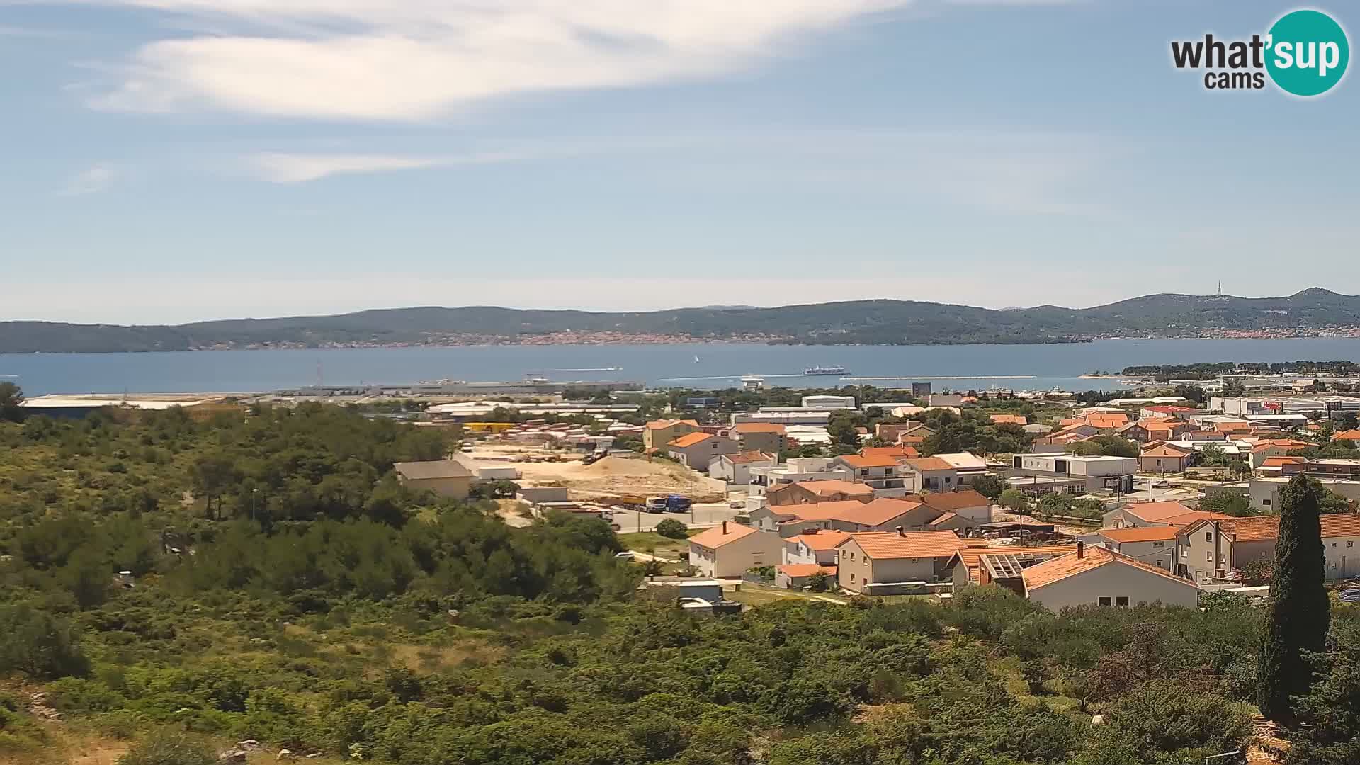 Zadar Pristanišče Gazenica s panoramsko spletno kamero, Zadar, Hrvaška