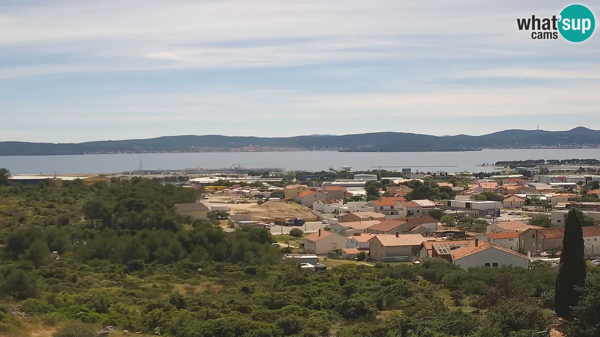 Panorama de la Webcam del Puerto Gazenica de Zadar, Zadar, Croacia