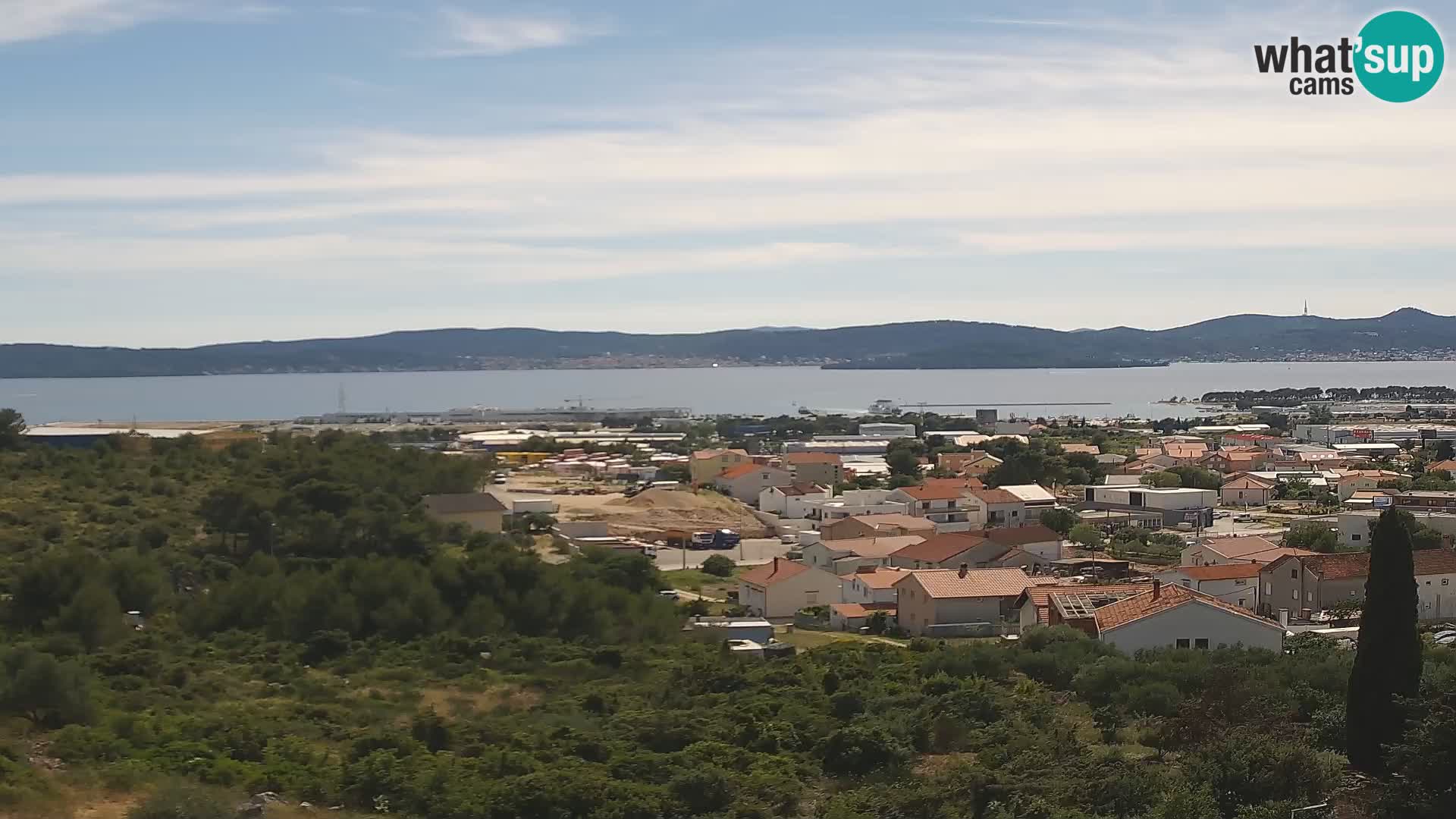 Zadar Pristanišče Gazenica s panoramsko spletno kamero, Zadar, Hrvaška