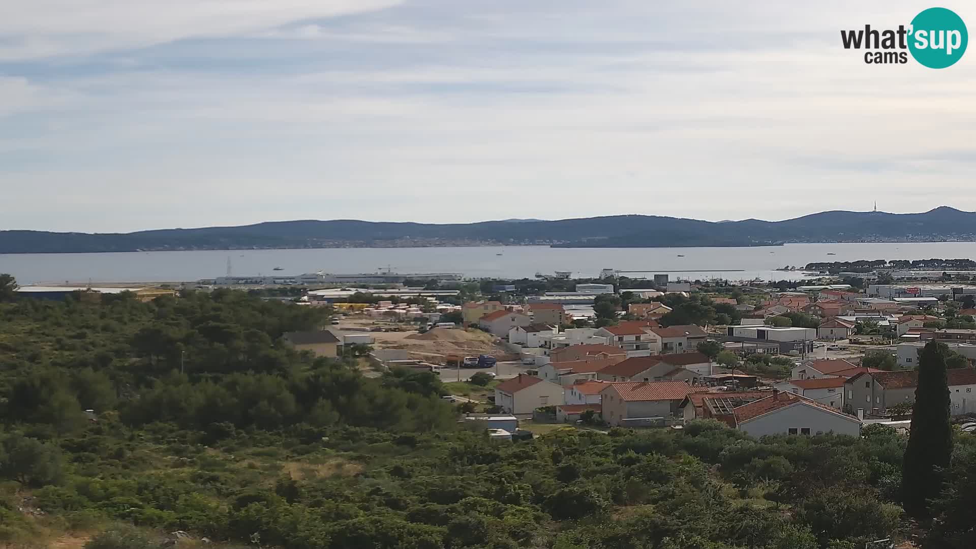 Panorama de la Webcam del Puerto Gazenica de Zadar, Zadar, Croacia