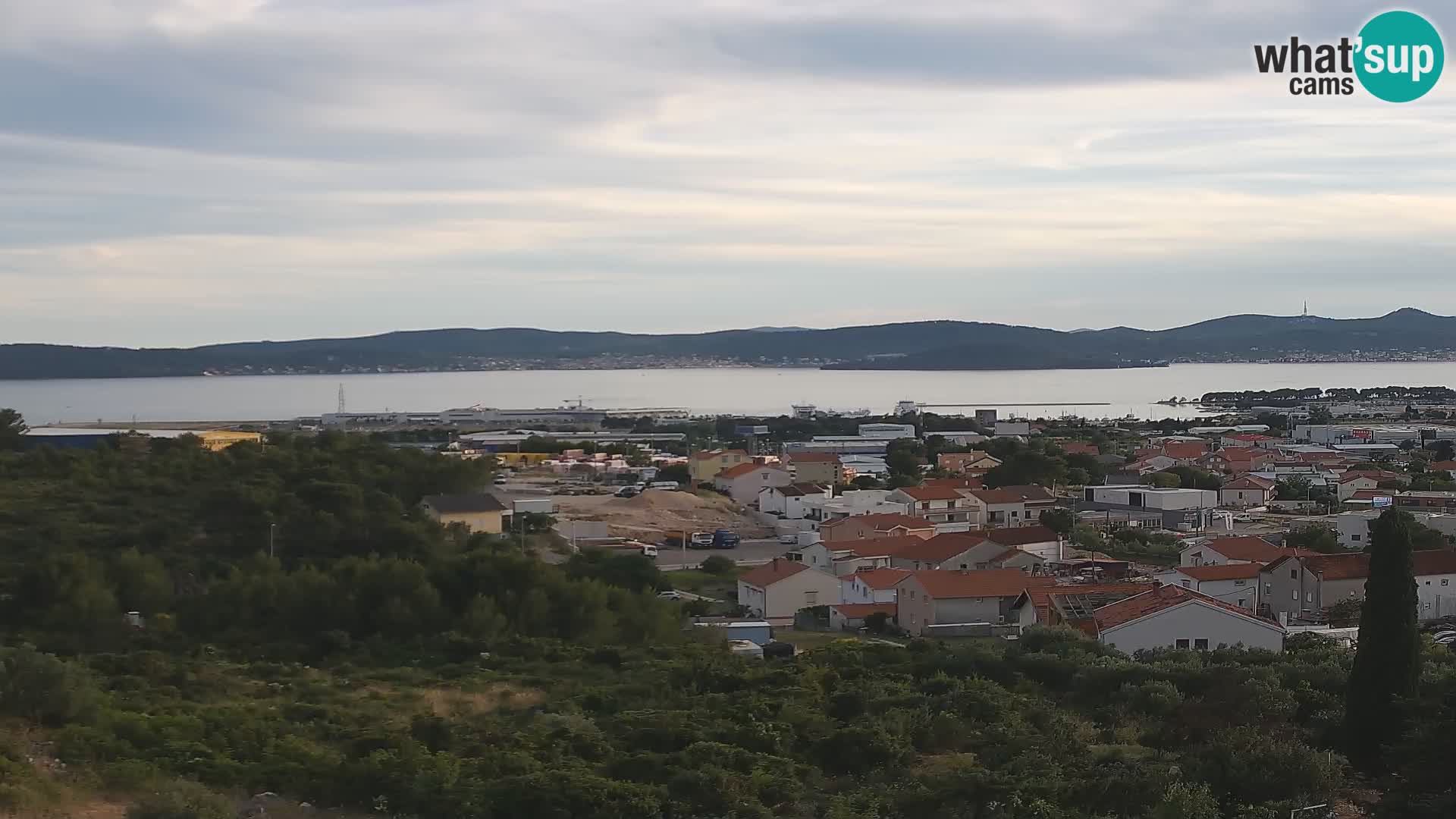 Zadar Port Gazenica Webcam Panorama, Zadar, Kroatien