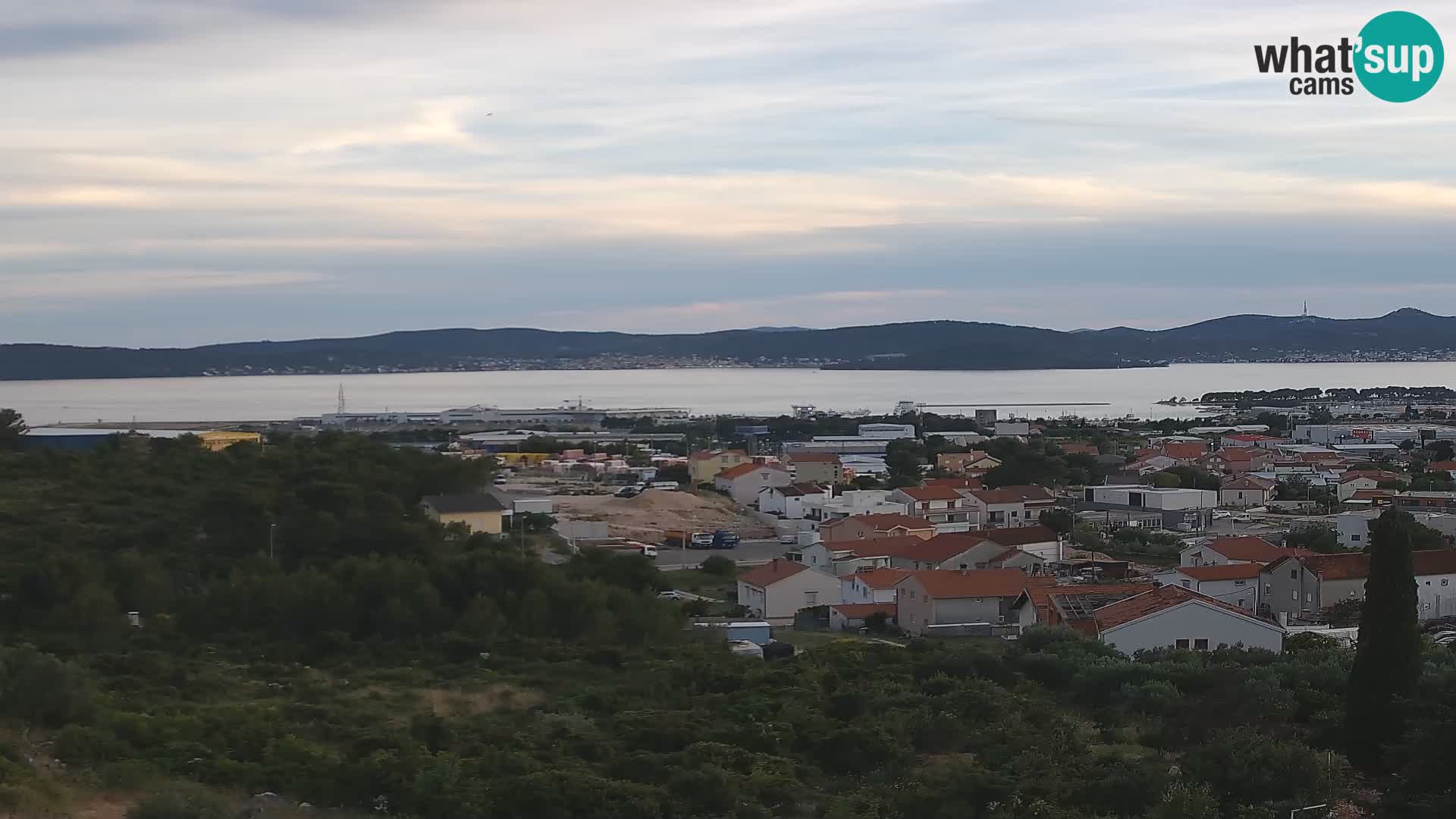 Zadar Port Gazenica Webcam Panorama, Zadar, Kroatien