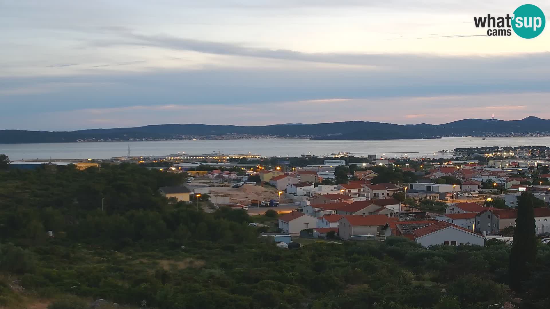 Zadar Pristanišče Gazenica s panoramsko spletno kamero, Zadar, Hrvaška