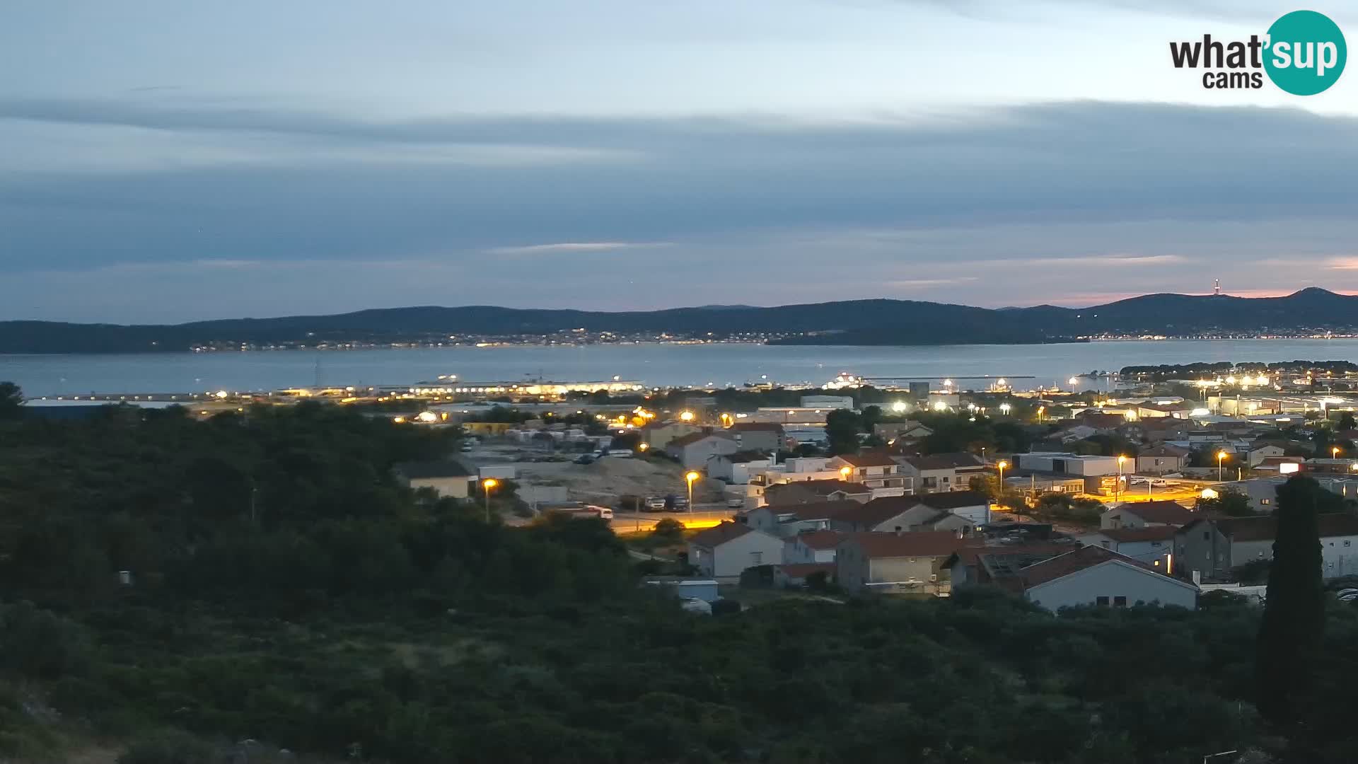 Zadar Port Gazenica Webcam Panorama, Zadar, Kroatien