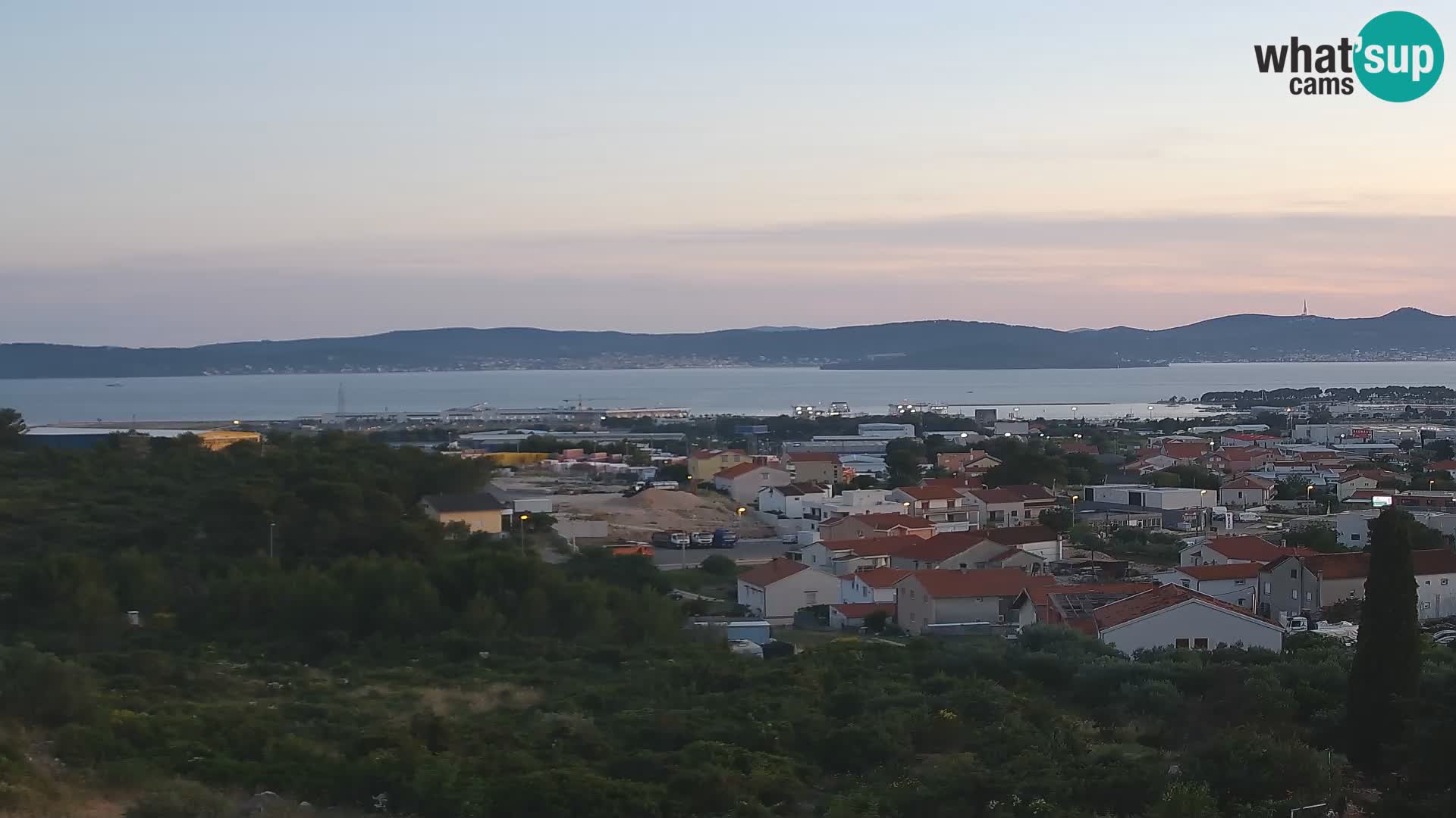Panoramska web kamera Luke Gaženica u Zadru, Hrvatska