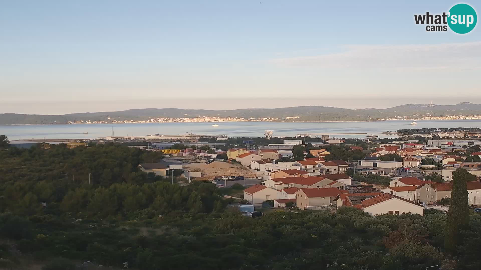 Zadar Pristanišče Gazenica s panoramsko spletno kamero, Zadar, Hrvaška
