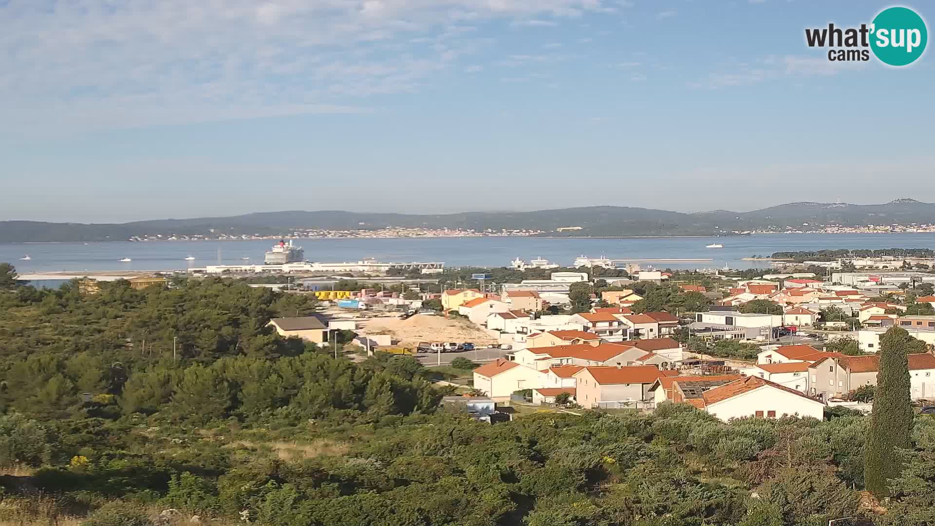 Panoramska web kamera Luke Gaženica u Zadru, Hrvatska