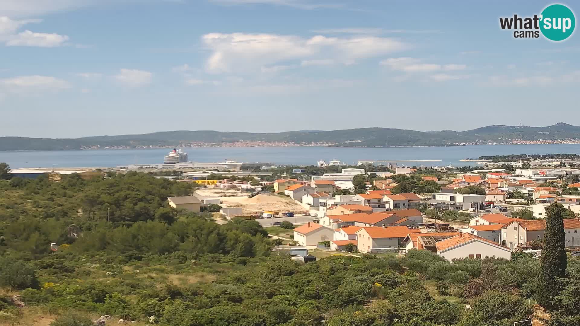 Panoramska web kamera Luke Gaženica u Zadru, Hrvatska