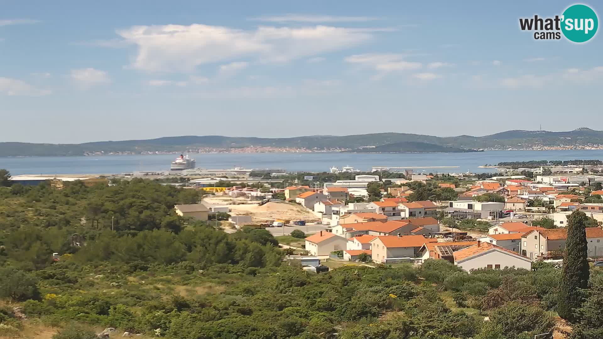 Panoramska web kamera Luke Gaženica u Zadru, Hrvatska
