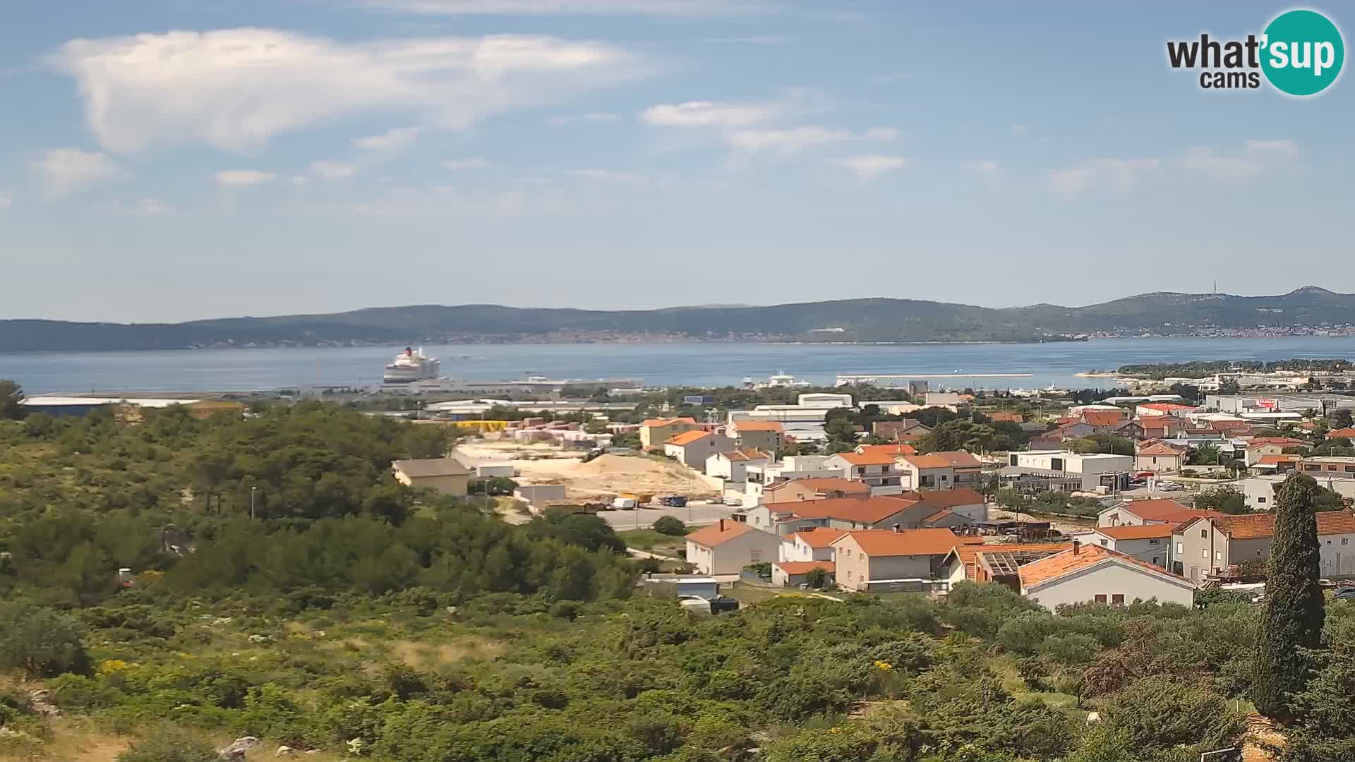 Panorama de la Webcam del Puerto Gazenica de Zadar, Zadar, Croacia