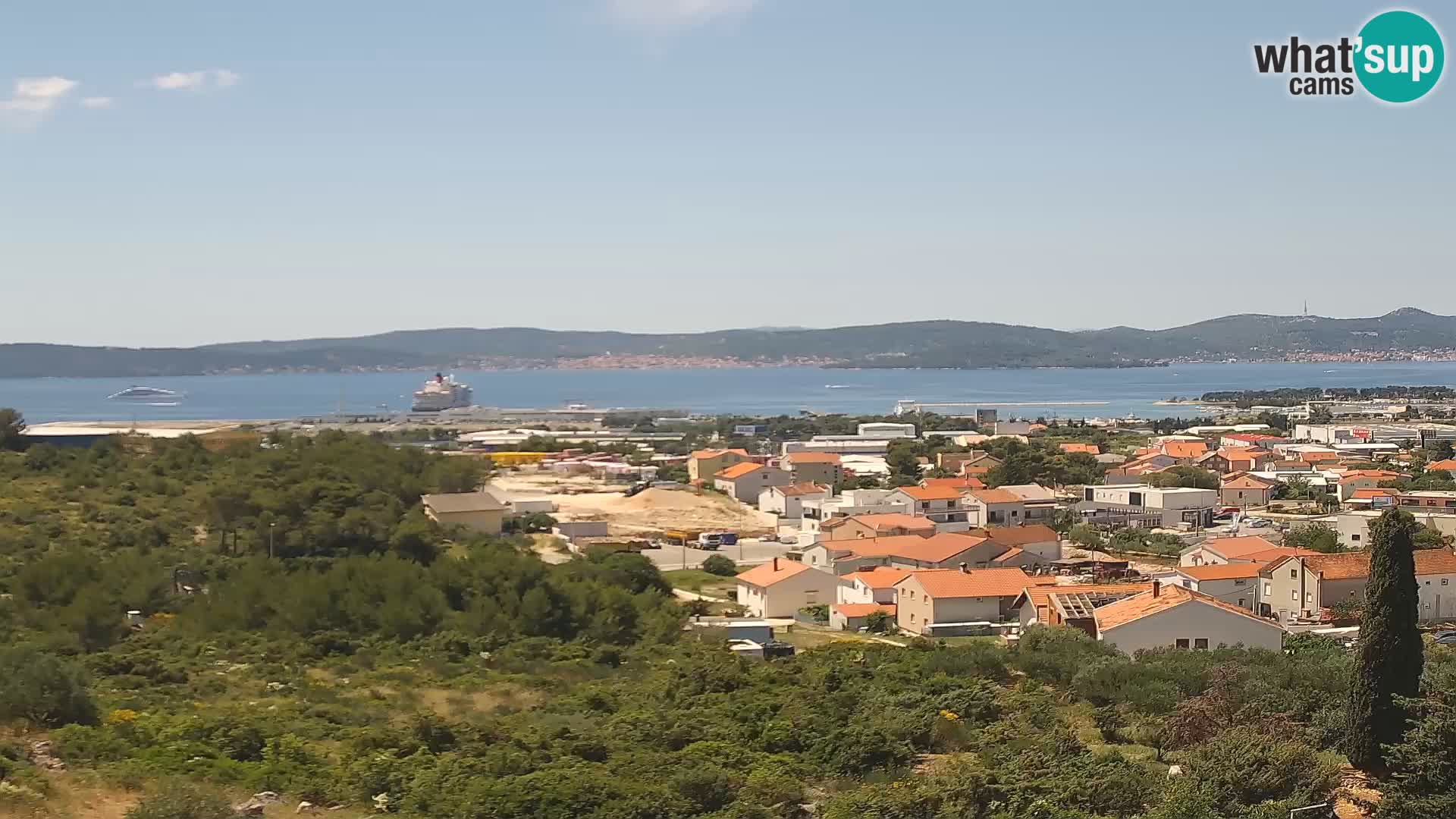 Panorama de la Webcam del Puerto Gazenica de Zadar, Zadar, Croacia
