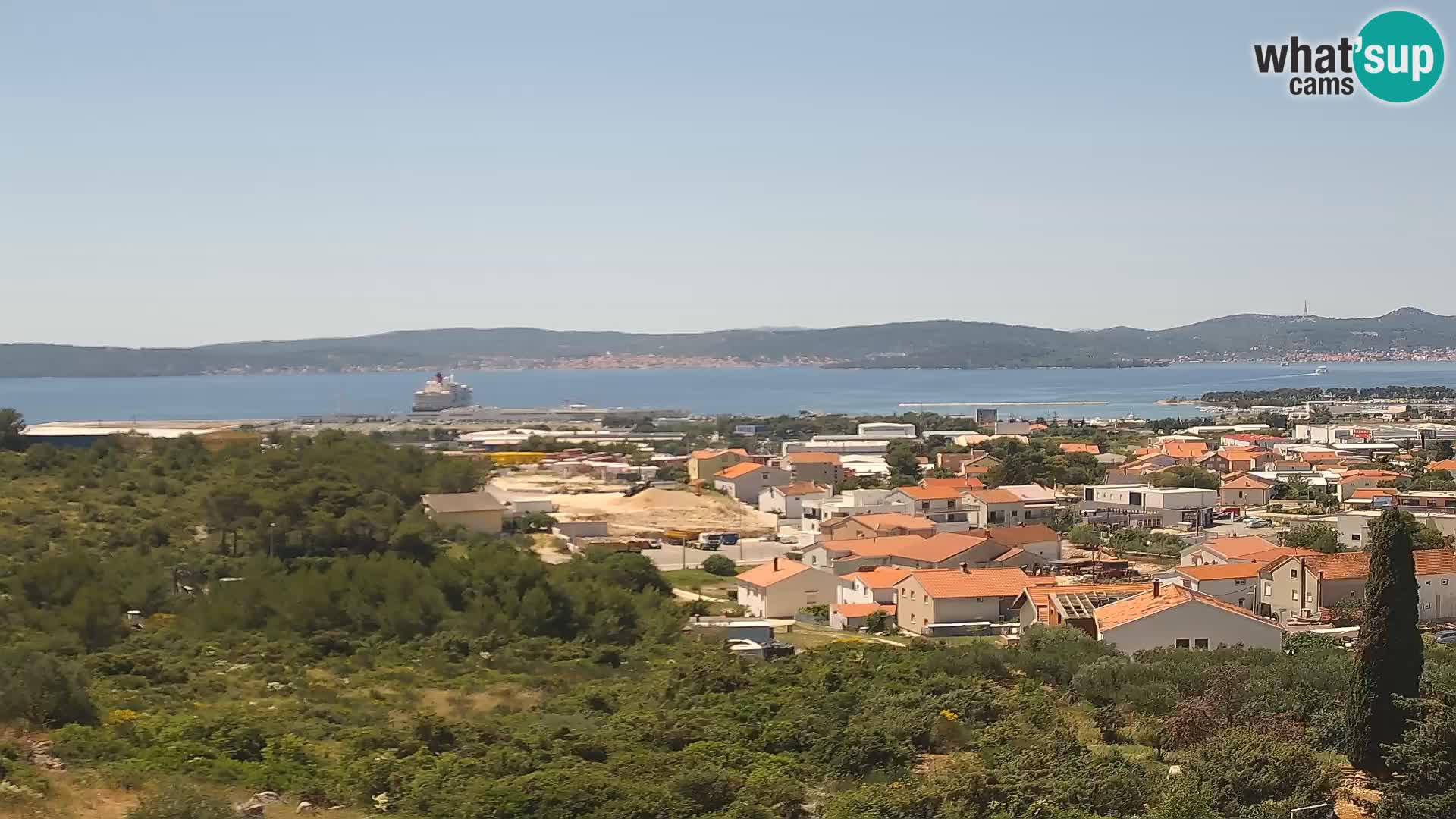 Panorama de la Webcam del Puerto Gazenica de Zadar, Zadar, Croacia