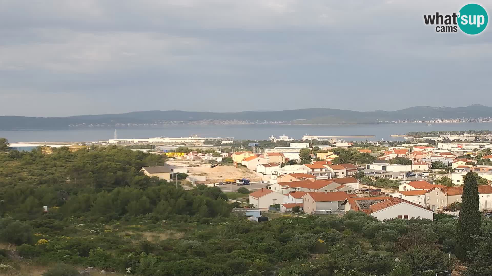 Zadar Pristanišče Gazenica s panoramsko spletno kamero, Zadar, Hrvaška