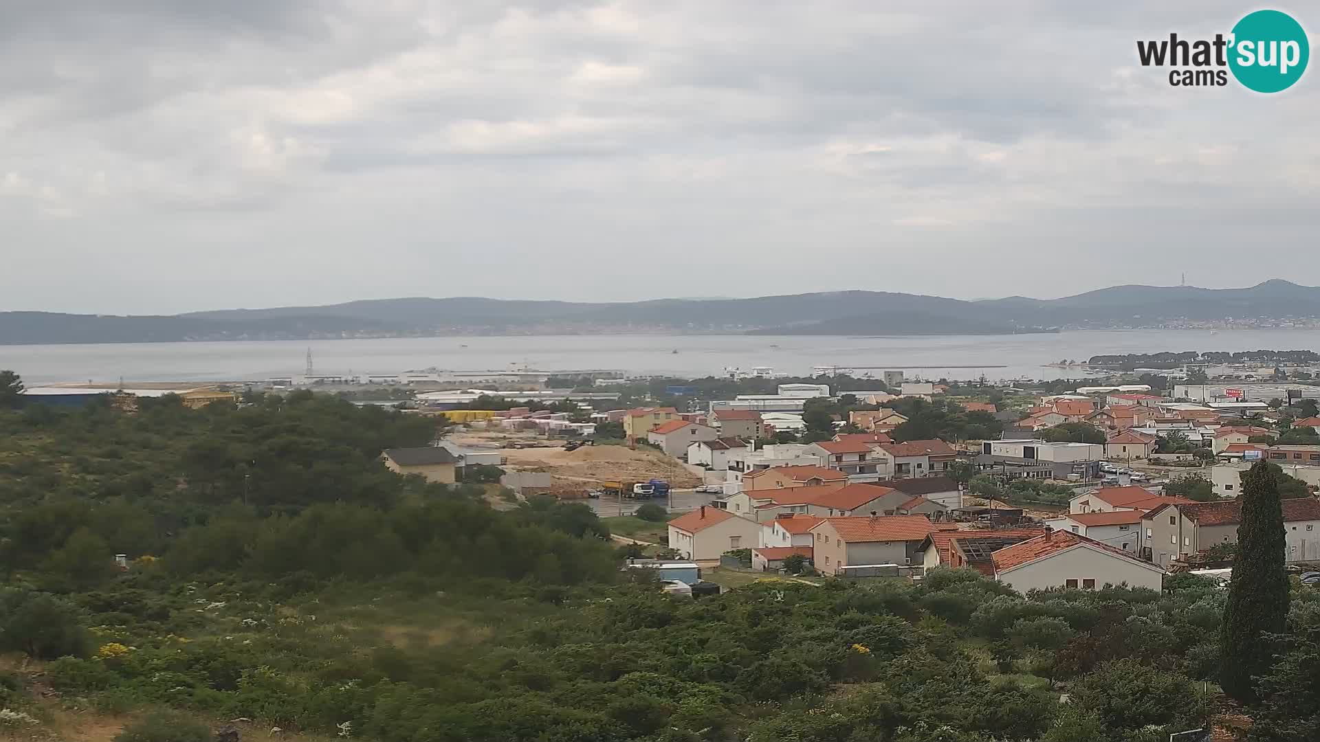 Panorama de la Webcam del Puerto Gazenica de Zadar, Zadar, Croacia