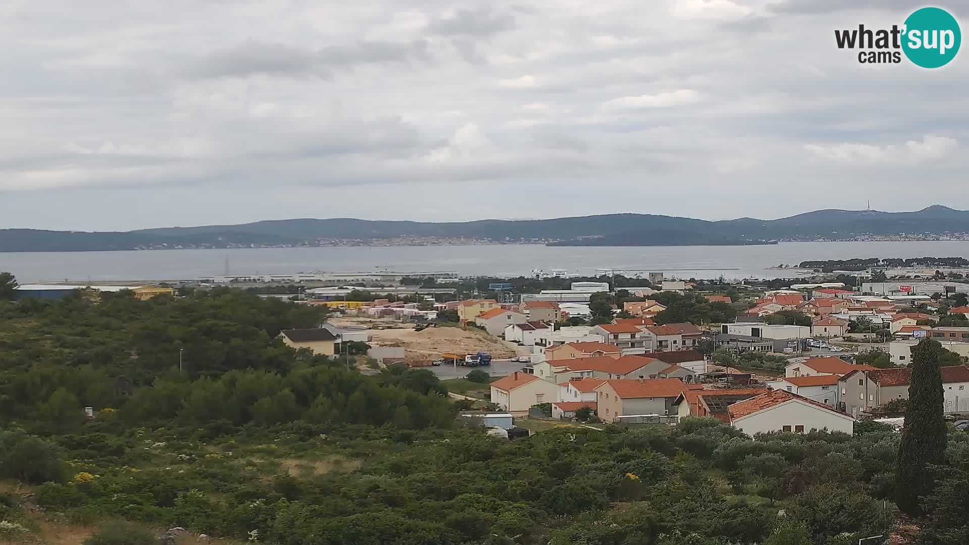 Zadar Pristanišče Gazenica s panoramsko spletno kamero, Zadar, Hrvaška