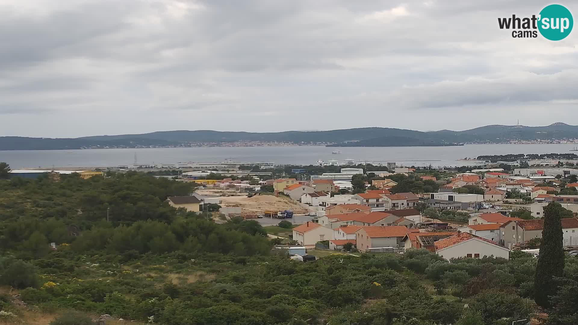 Zadar Port Gazenica Webcam Panorama, Zadar, Kroatien