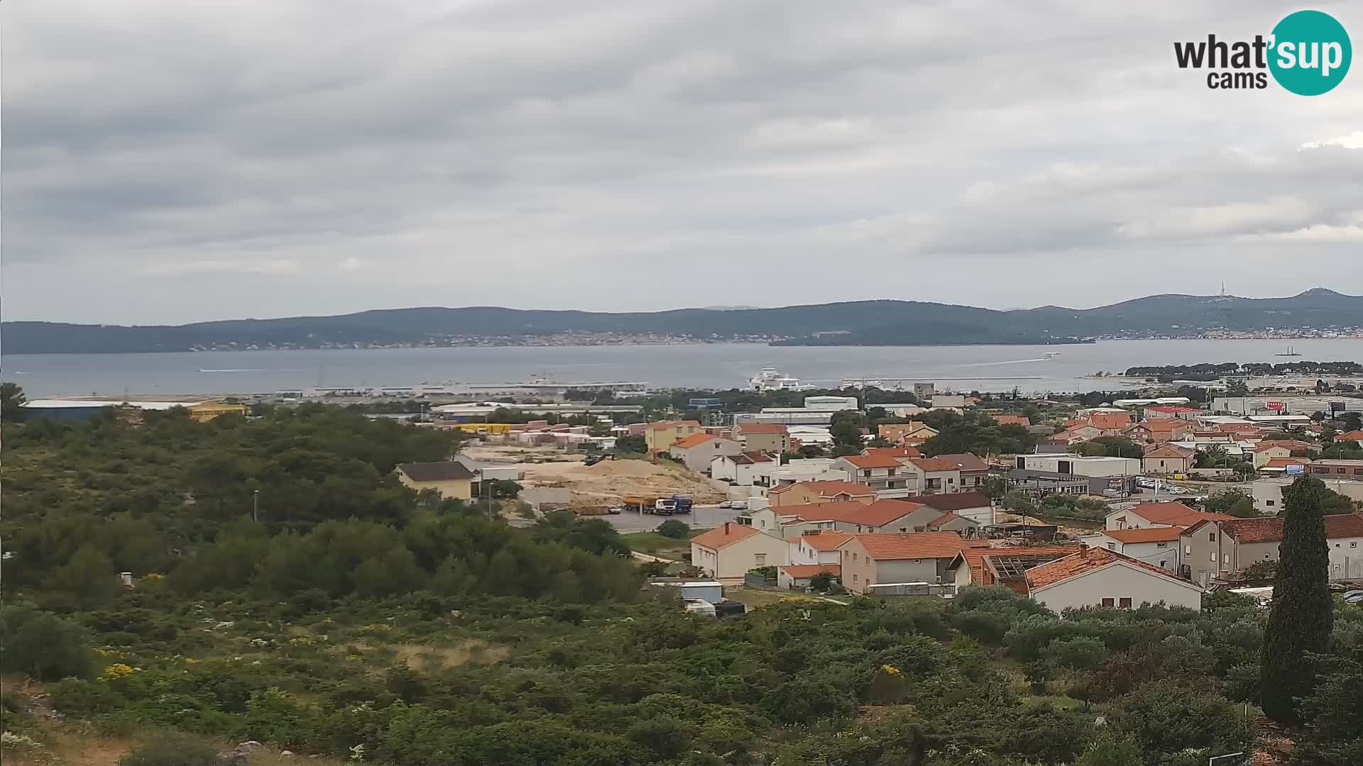 Zadar Port Gazenica Webcam Panorama, Zadar, Kroatien