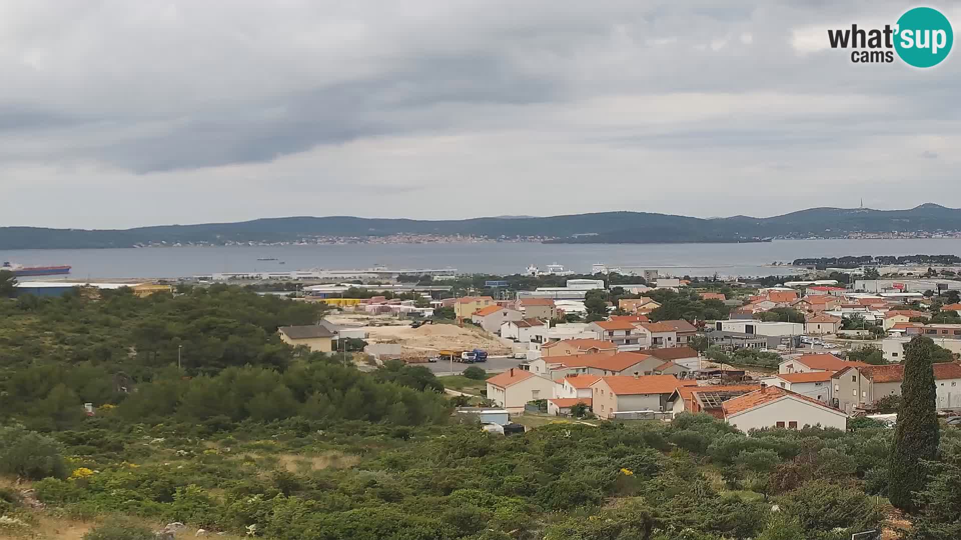 Zadar Pristanišče Gazenica s panoramsko spletno kamero, Zadar, Hrvaška