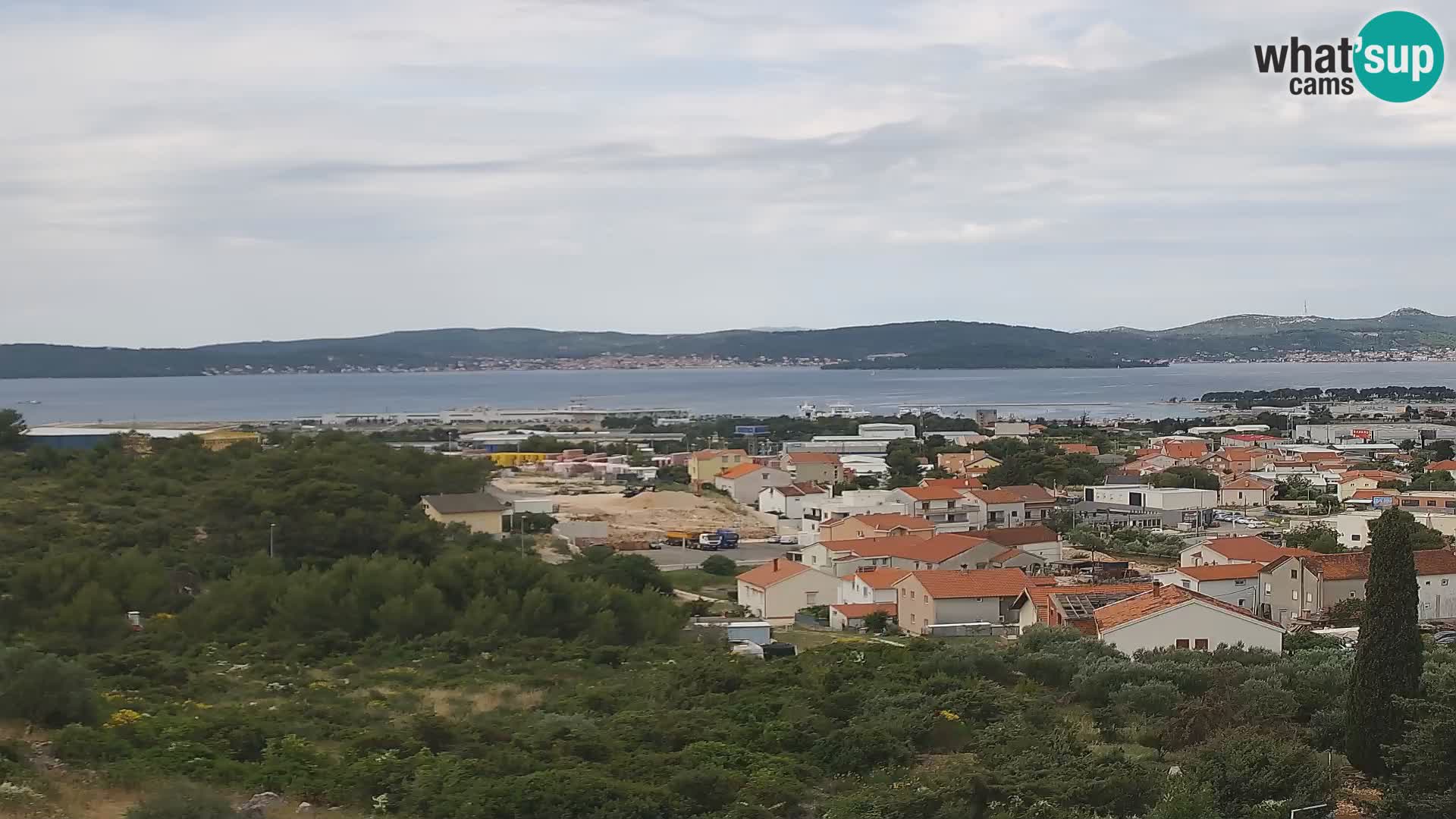 Panoramska web kamera Luke Gaženica u Zadru, Hrvatska