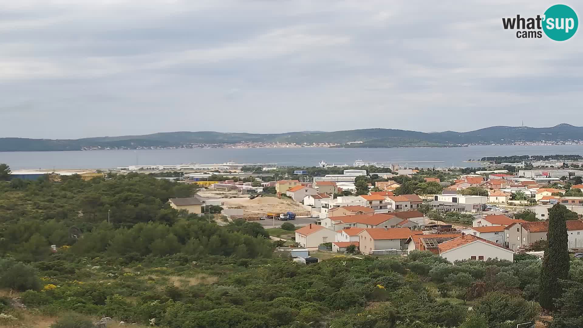 Panoramska web kamera Luke Gaženica u Zadru, Hrvatska